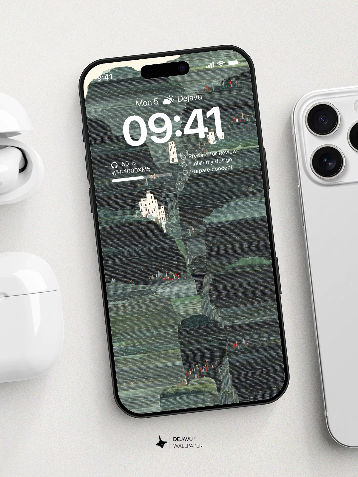 Terraced Village 8K Wallpaper