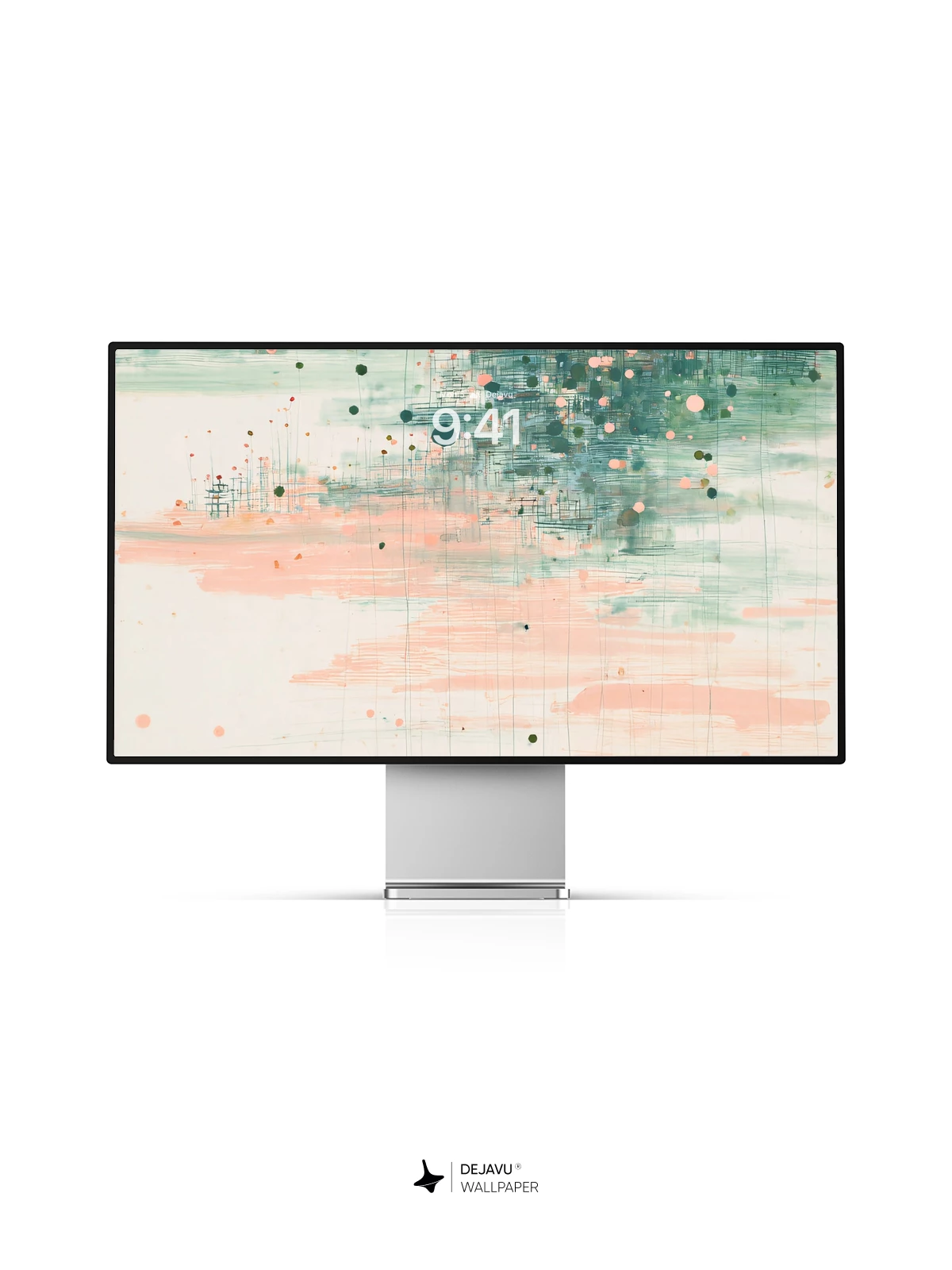 Wu Guanzhong Style Abstract Landscape Wallpaper 8K