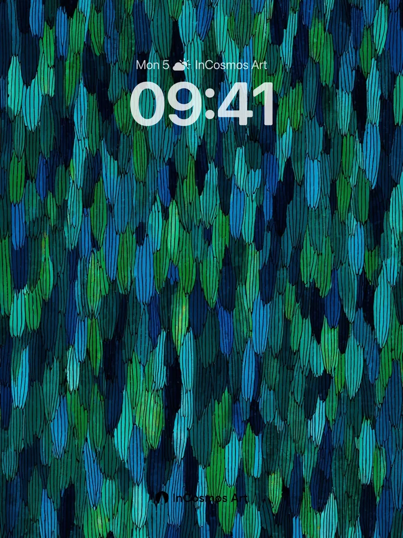 Midnight Rainforest Wallpaper with Textured Depth