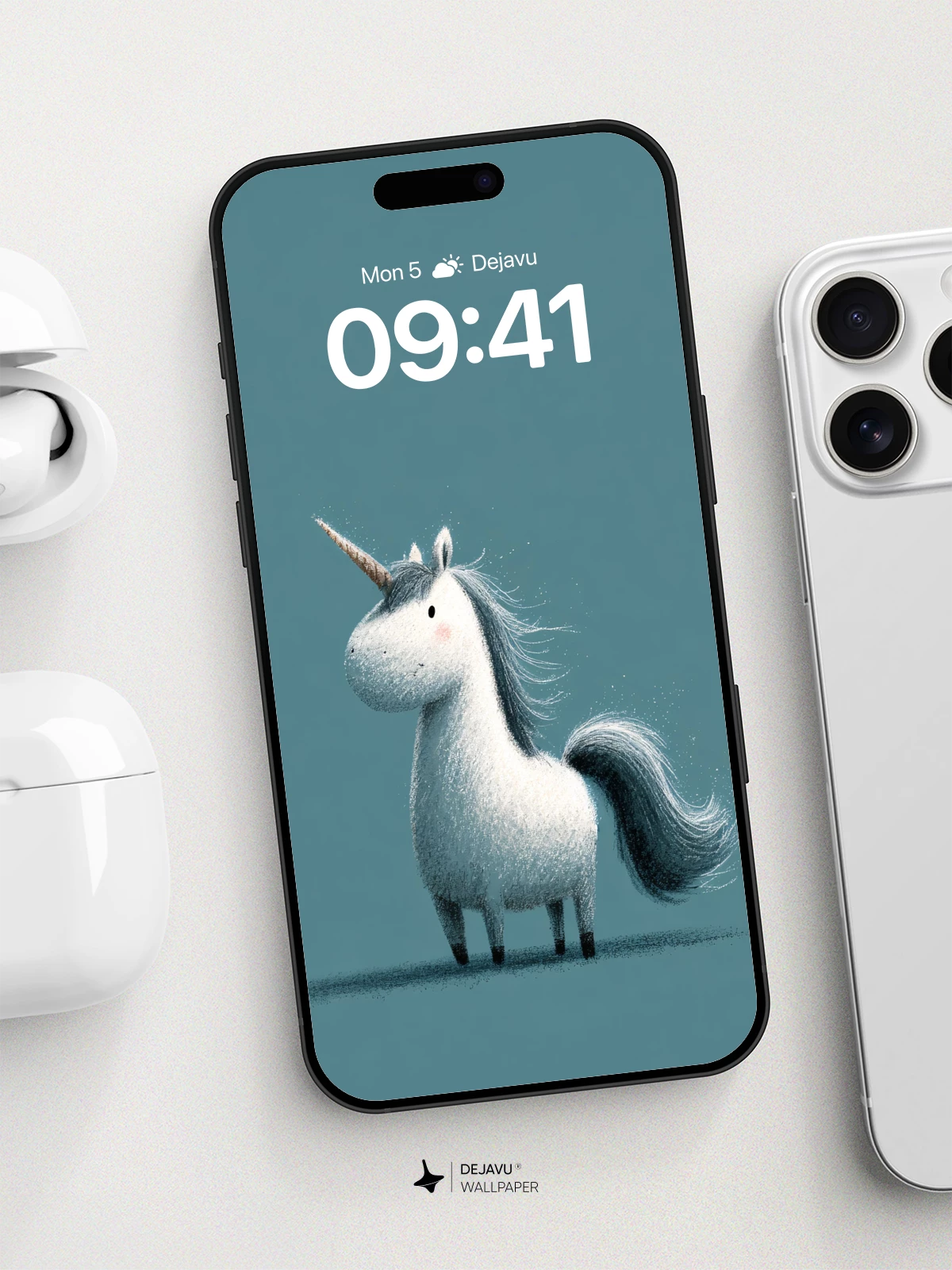 Whimsical Unicorn Wallpaper 8K for iPhone and Android
