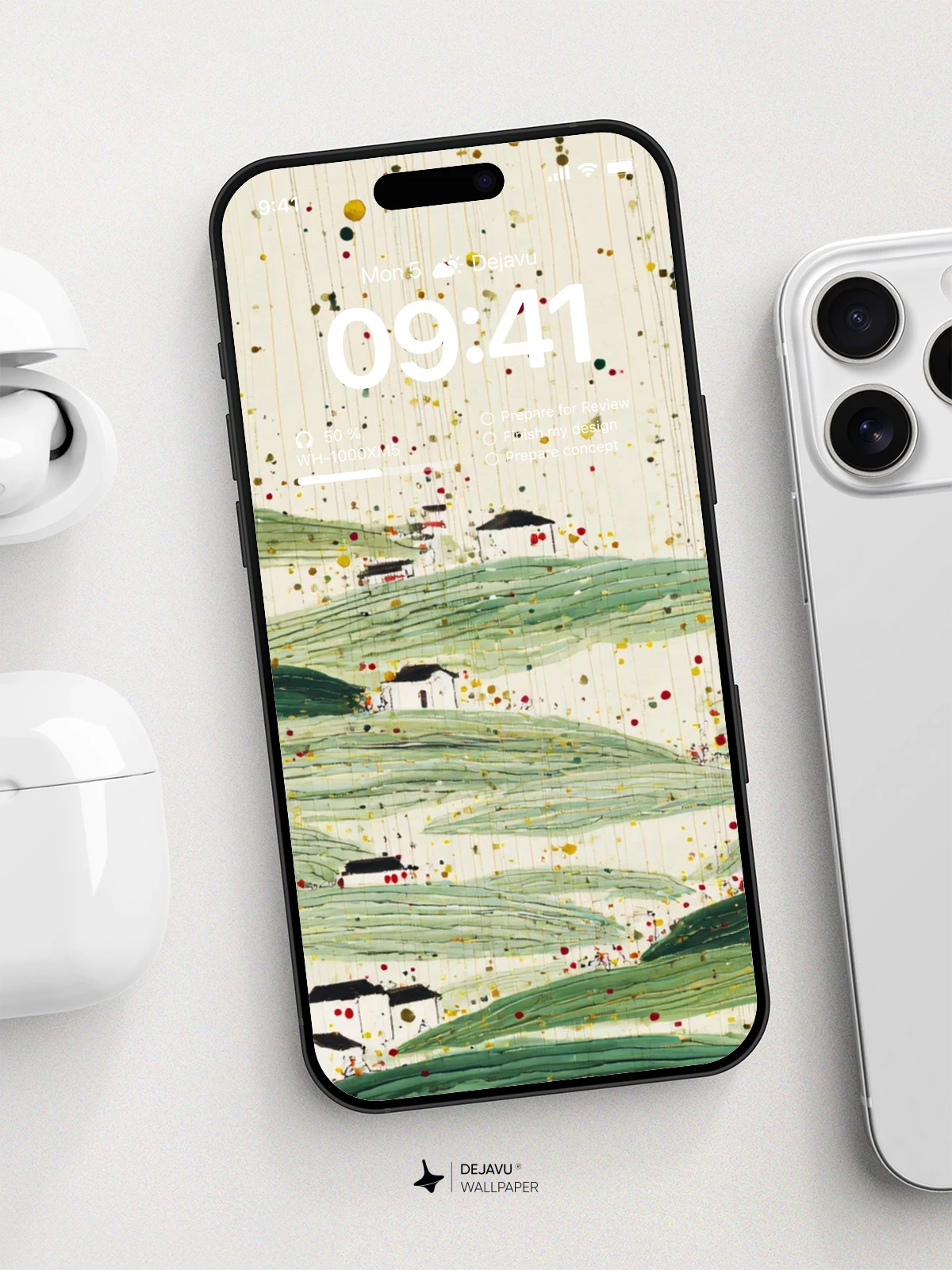 Whimsical Rolling Hills 8K Wallpaper for Mobile