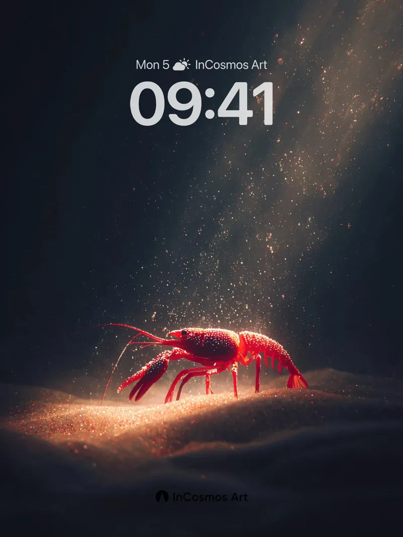 Crimson Dust Drift Wallpaper in Deep Haze