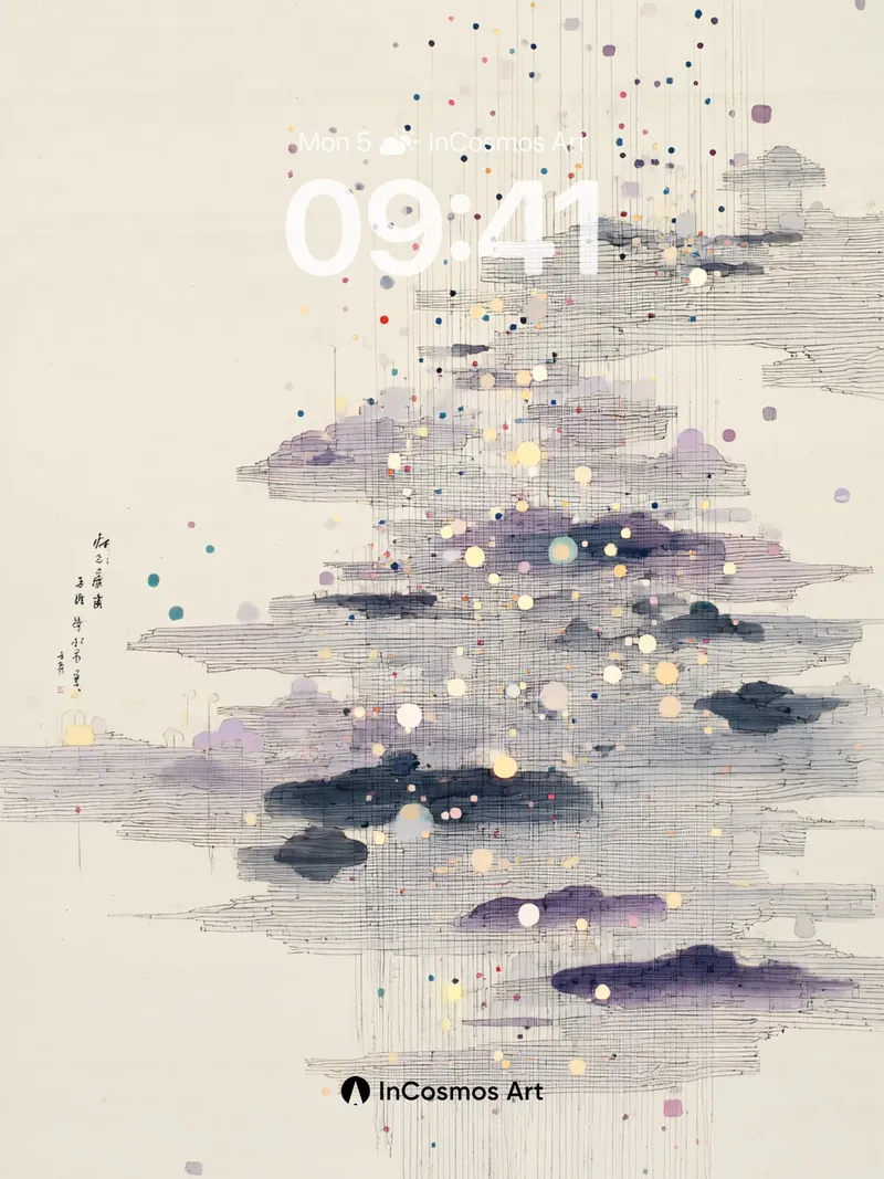 Ethereal Mist Wallpaper with Drifting Particles