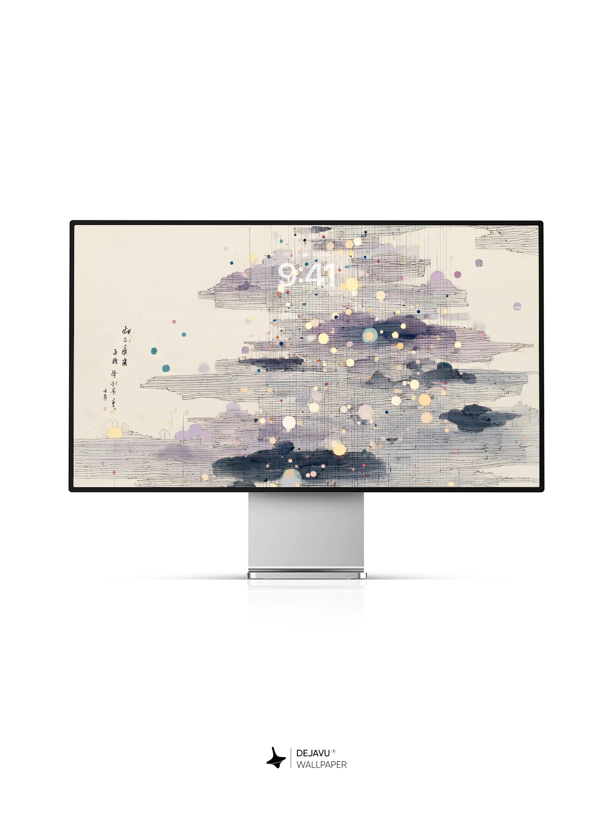 Ethereal Clouds and Dots Wallpaper 8K