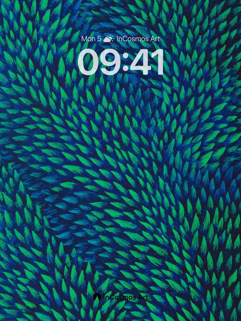 Deep Current Wallpaper with Brushed Motion