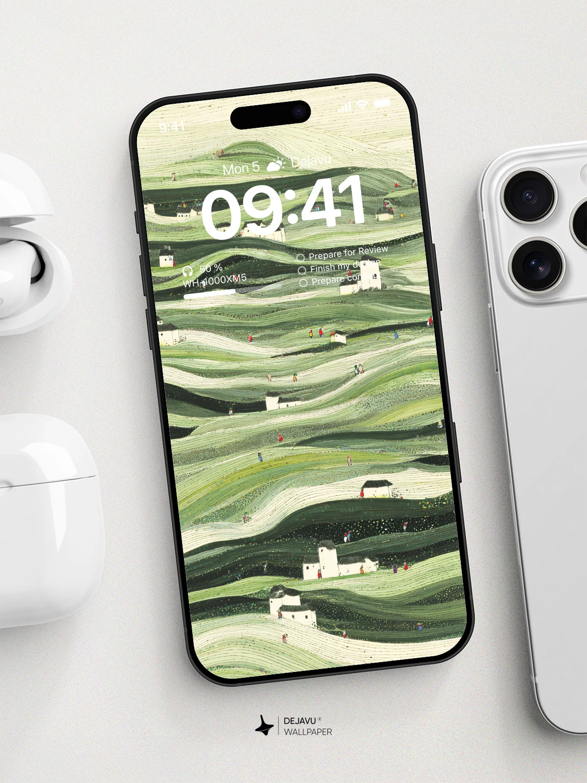 Winding Green Hills Wallpaper 8K