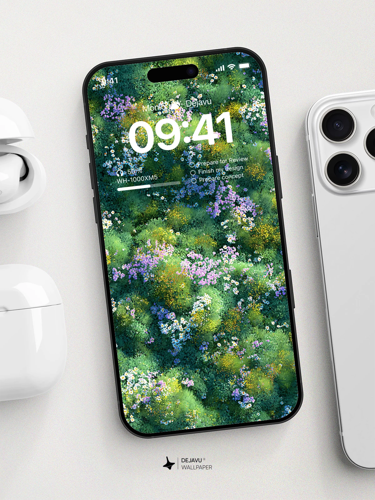 Wildflower Meadow 8K Wallpaper for iPhone and Android