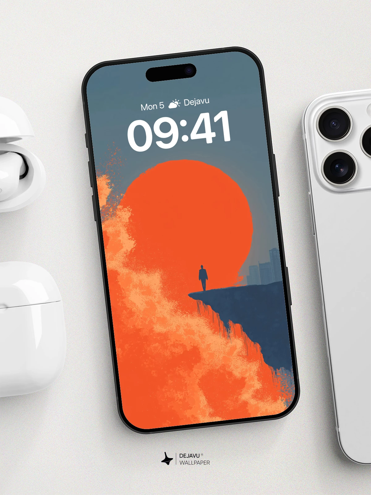 Solitude on the Edge 8K Wallpaper