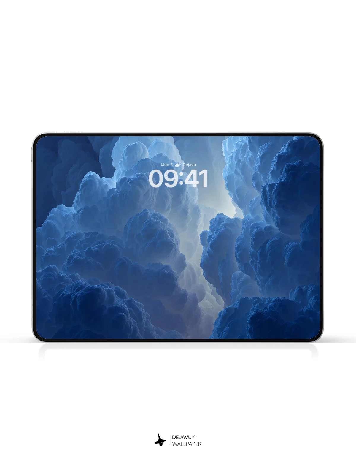 Blue Storm Clouds 8K Wallpaper for iPhone and Android