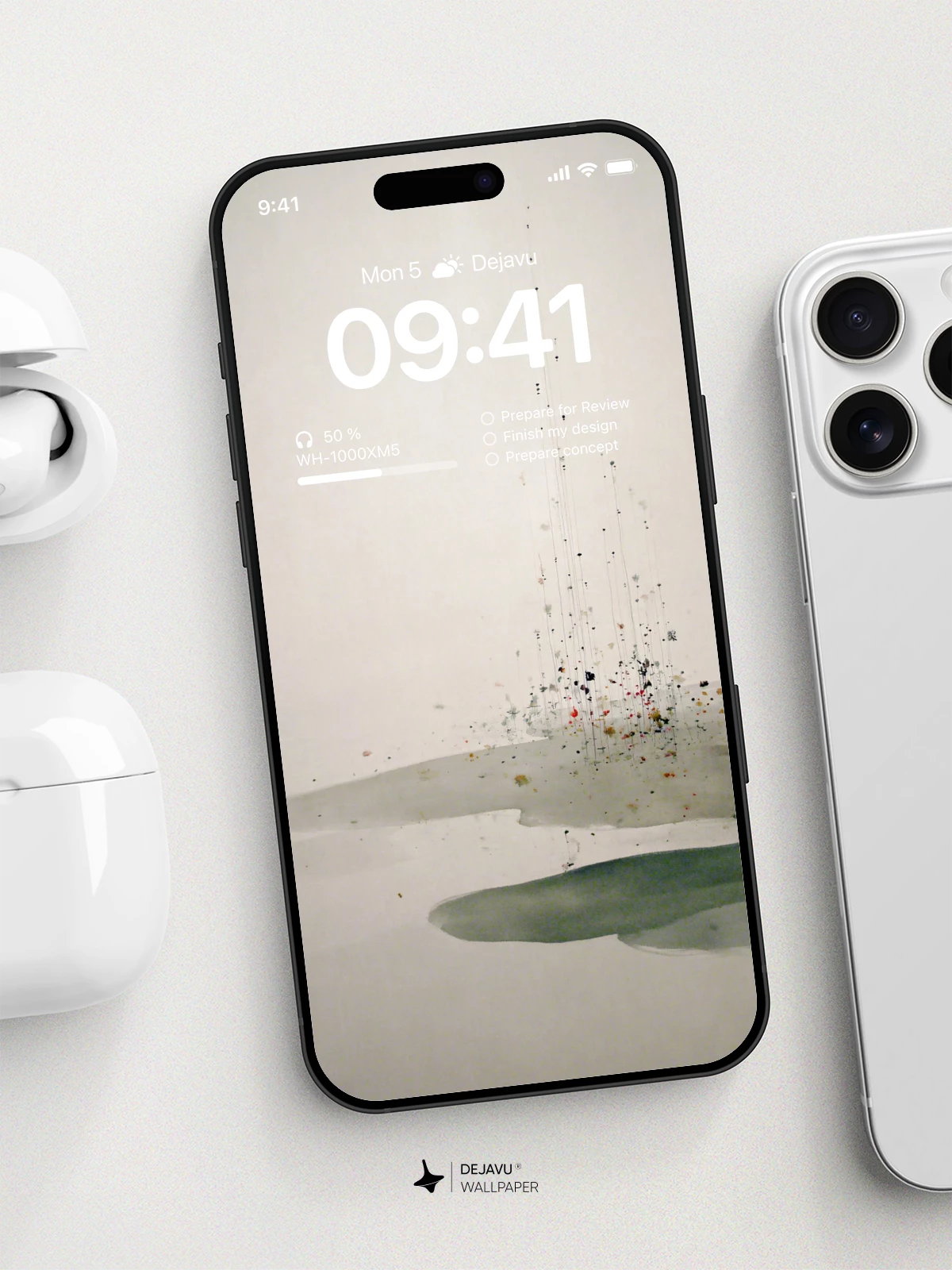 Watercolor Splash Abstract Wallpaper 8K