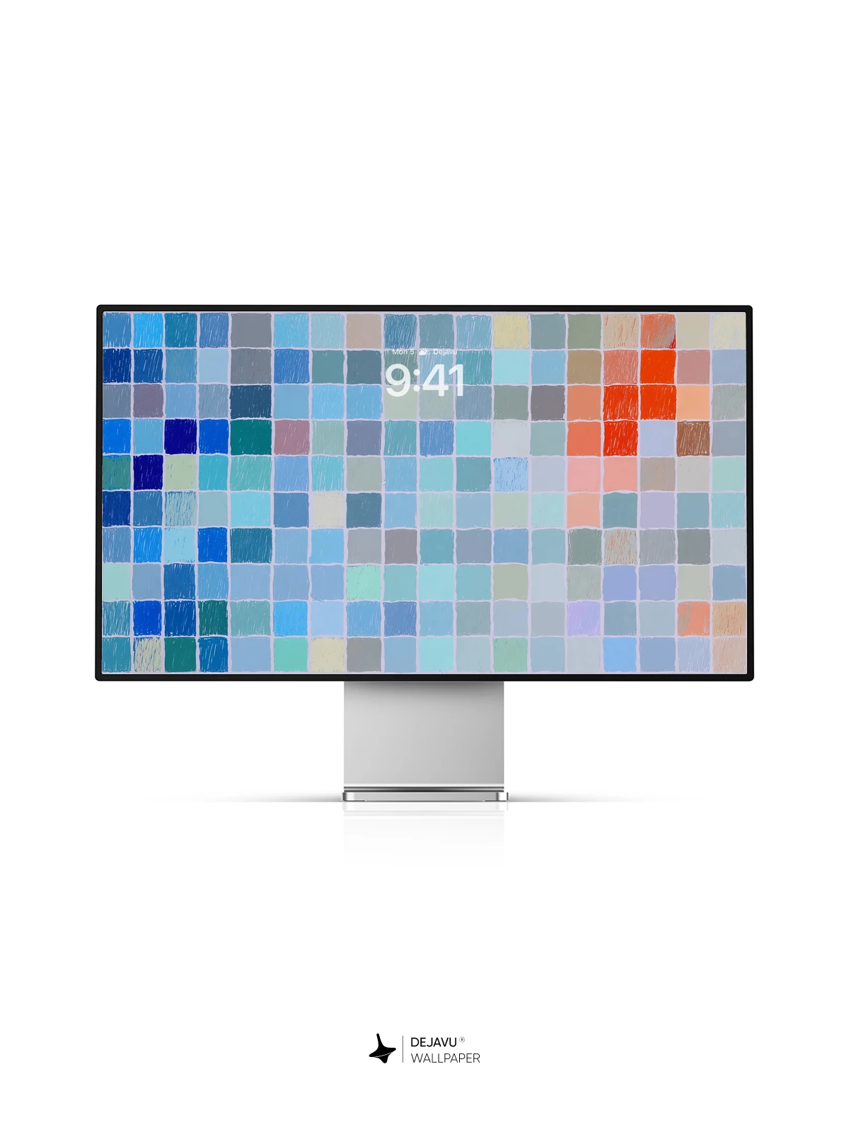 Soft Grid Abstract Wallpaper 8K
