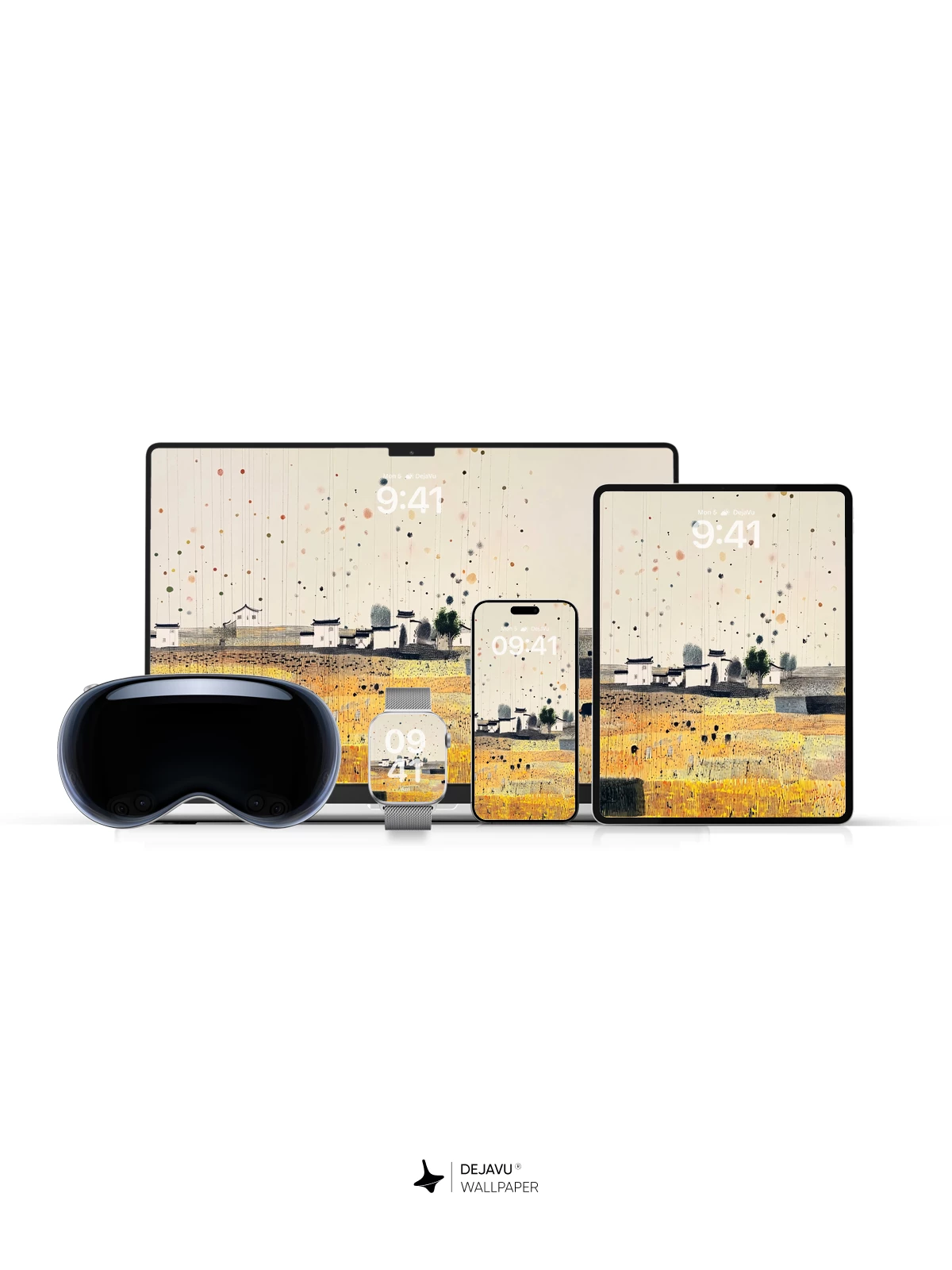 Wu Guanzhong Style 8K Wallpaper