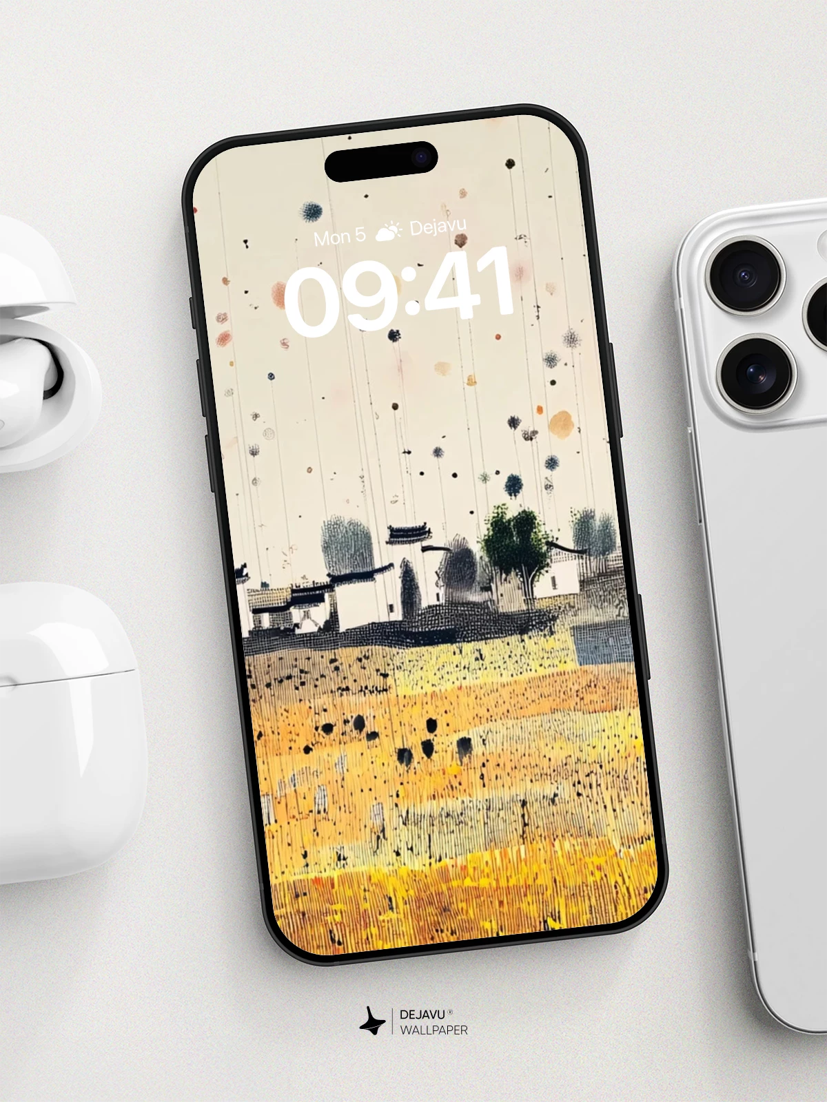 Wu Guanzhong Style 8K Wallpaper
