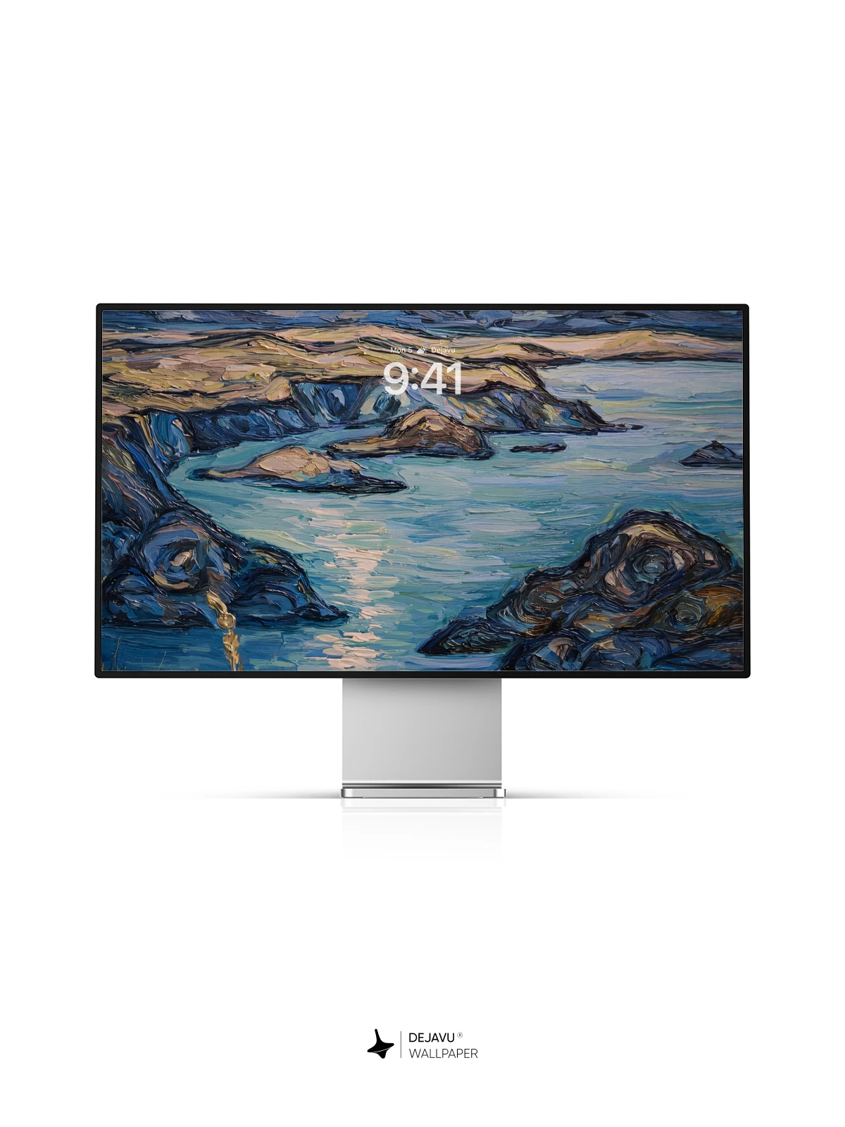 Van Gogh Style Starry Night Landscape Wallpaper 8K