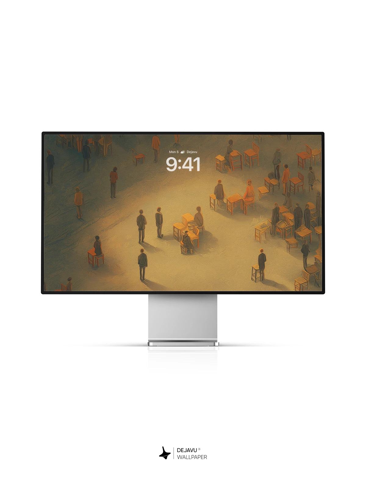 Crowd in the Mist 8K Wallpaper