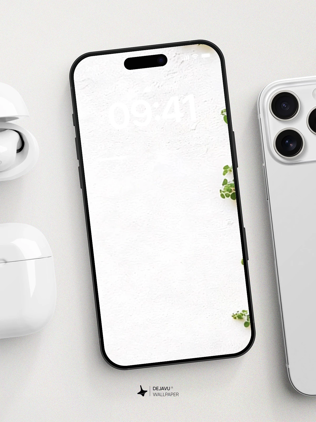 White Daisy Vine 8K Wallpaper