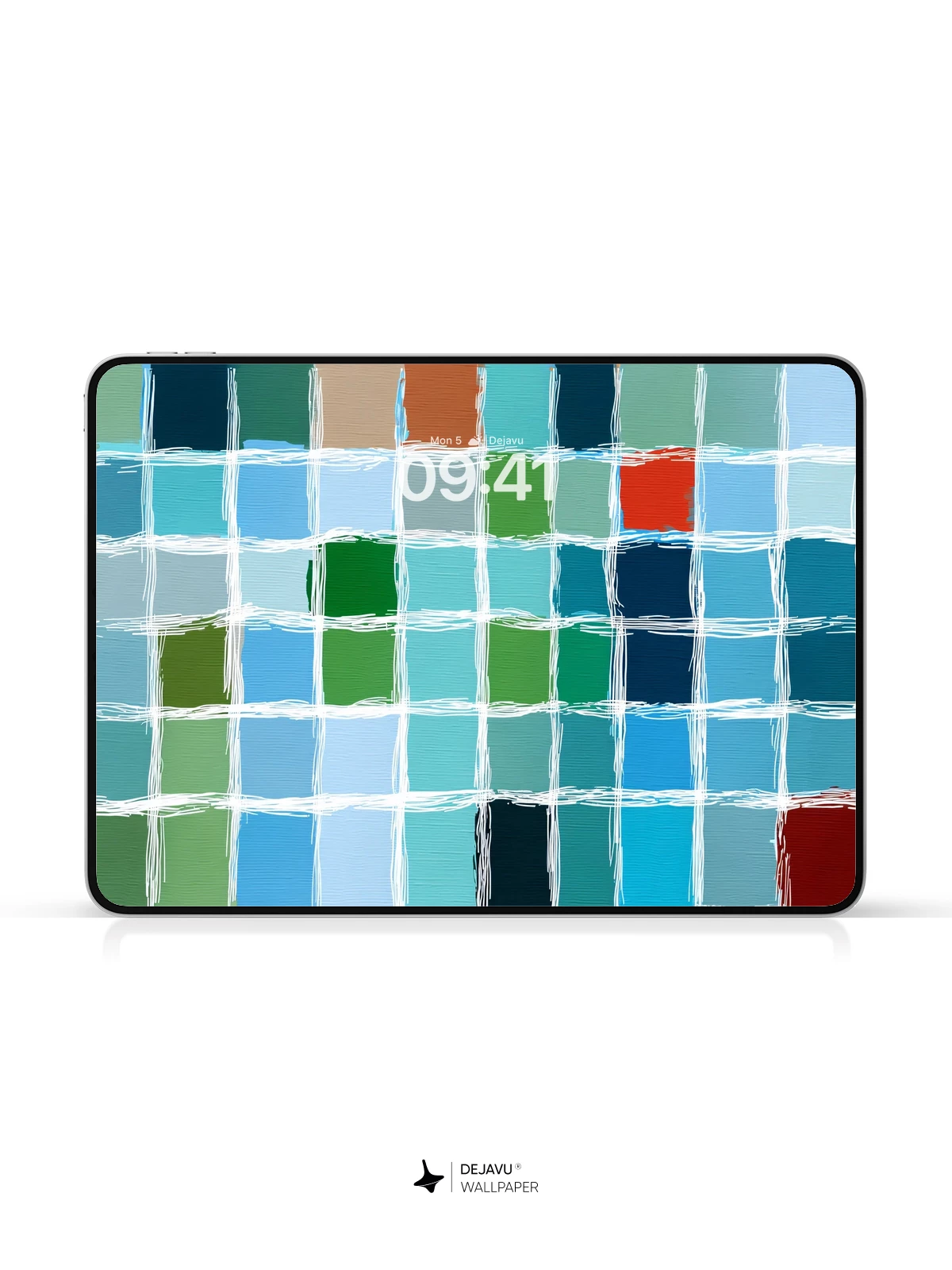 Woven Grid Abstract Wallpaper 8K