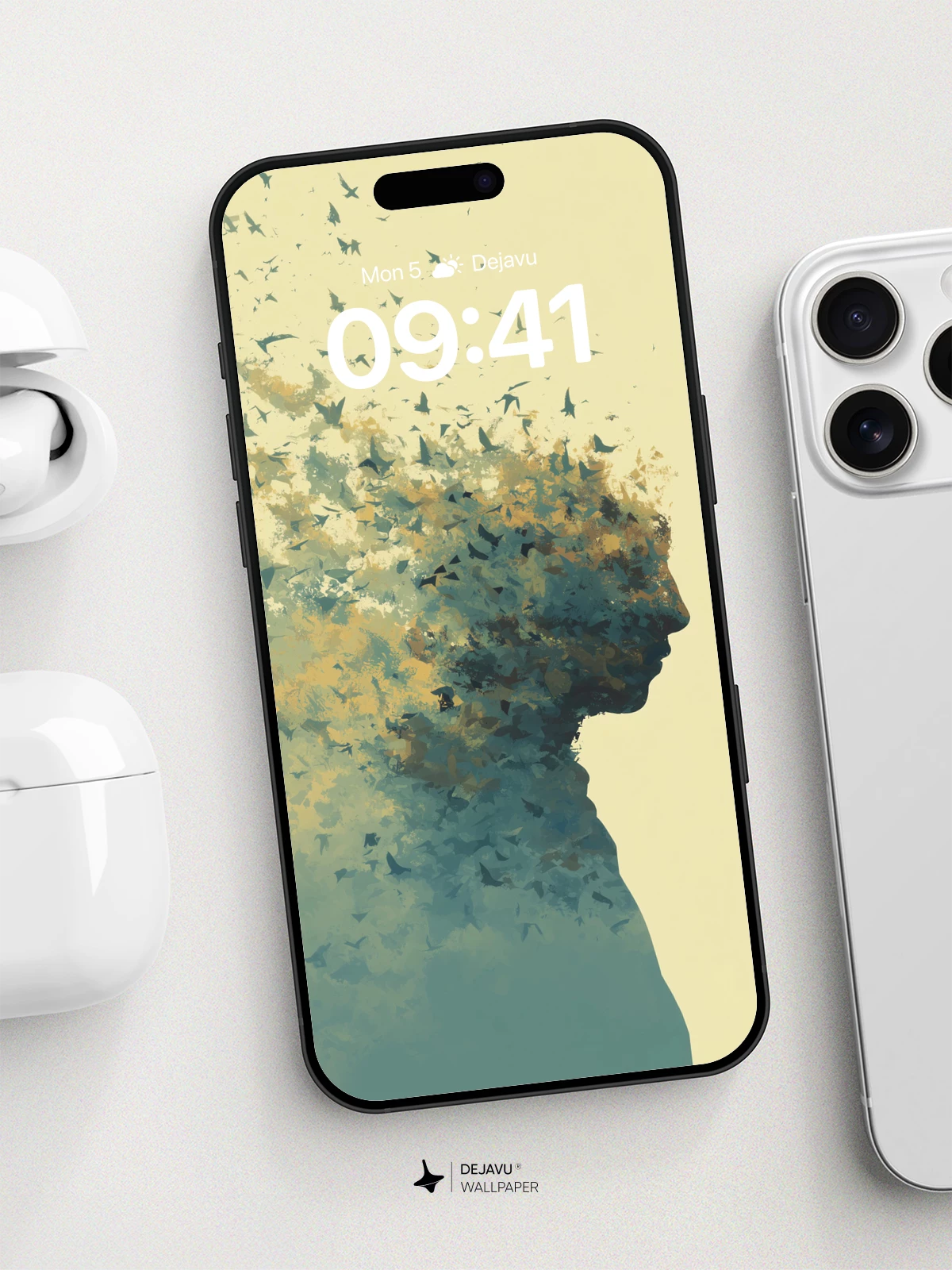 Flock Mind 8K Wallpaper for iPhone and Android