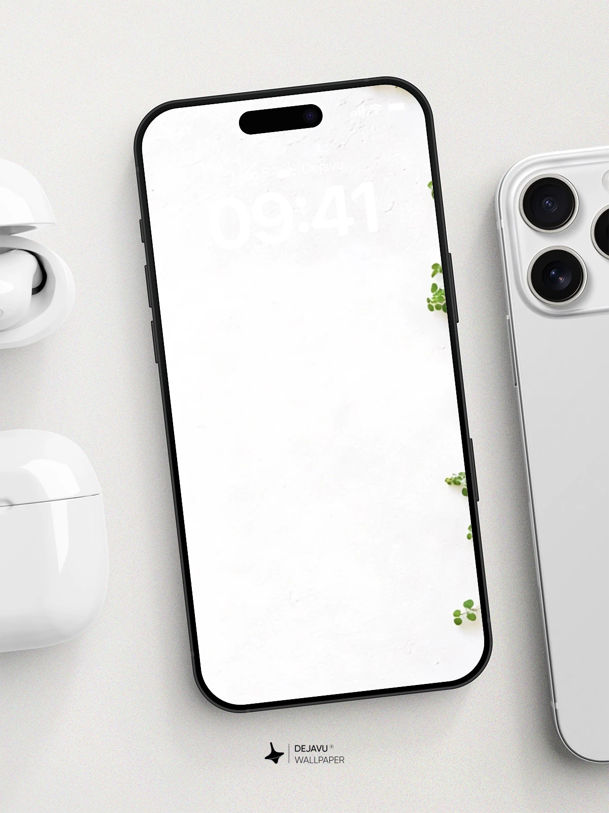White Daisies on Wall 8K Wallpaper for Phone