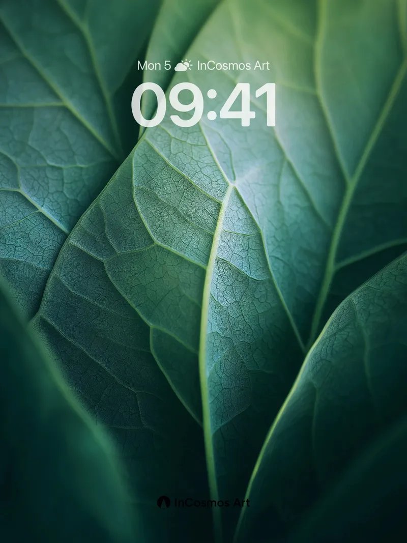 Serenity Vein Wallpaper with Living Light