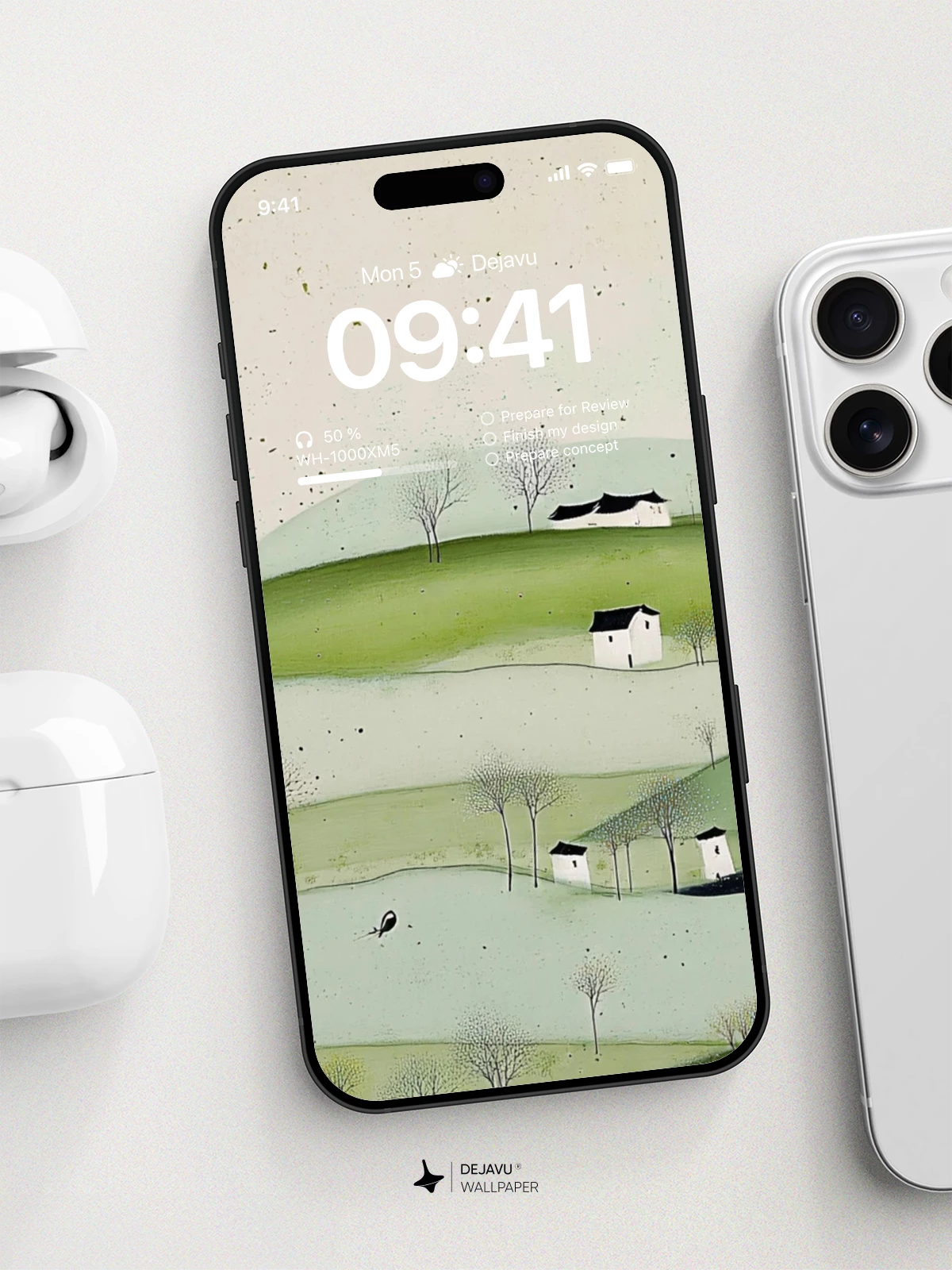 Tranquil Hills 8K Wallpaper for iPhone & Android