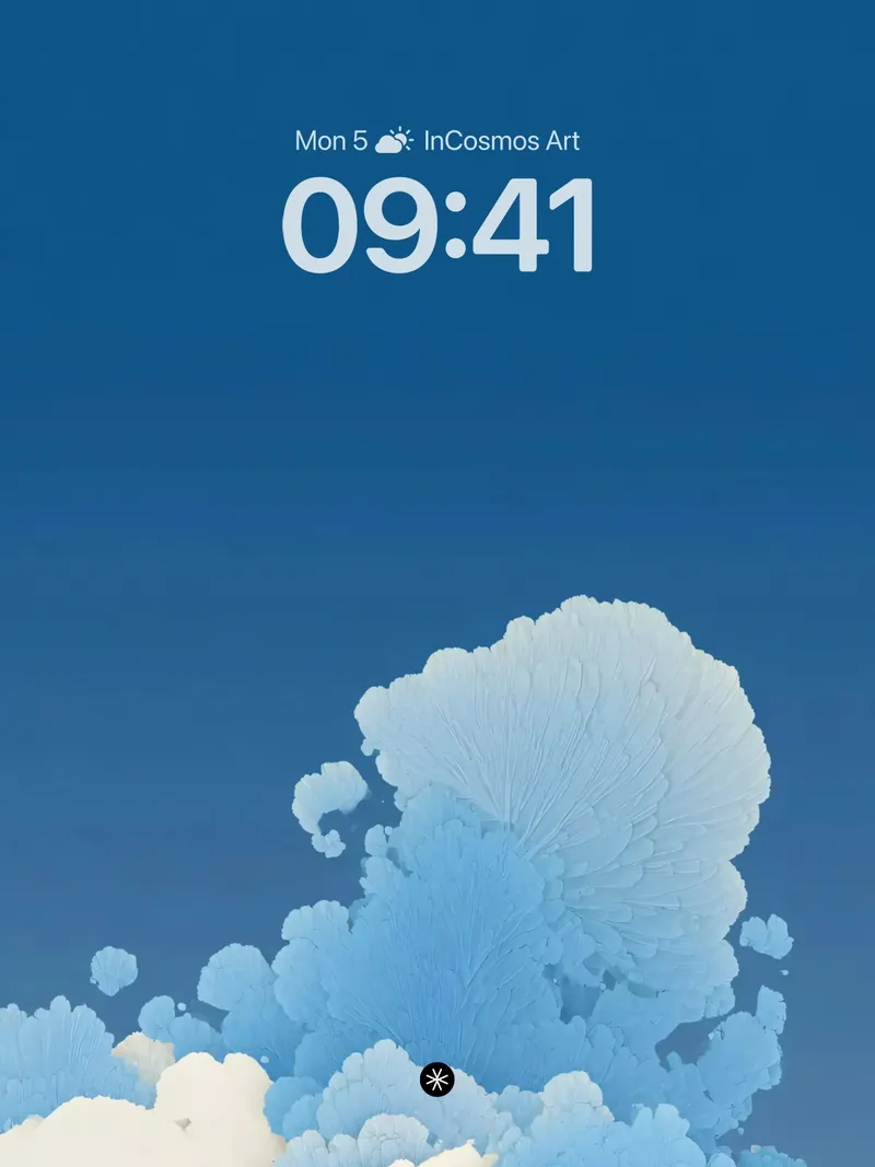 Ethereal Coral Cloud Gradient Flow Wallpaper