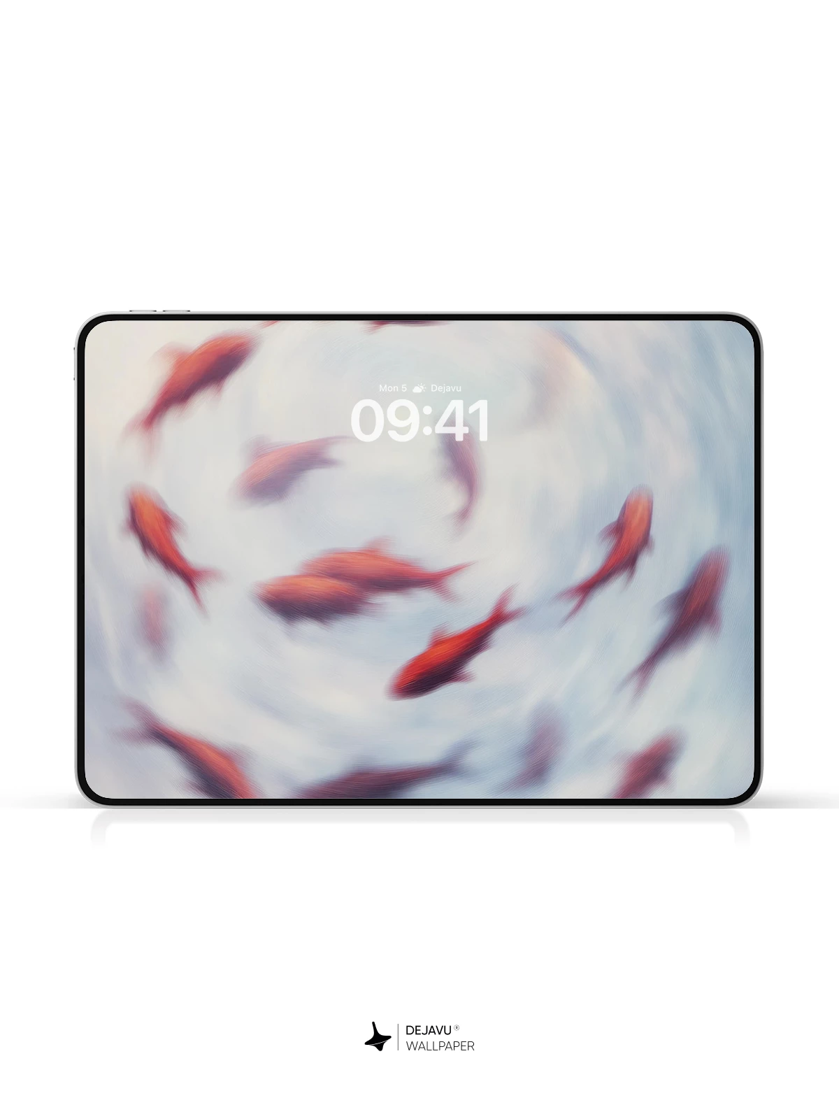 Whirlpool of Red Fish 8K Wallpaper