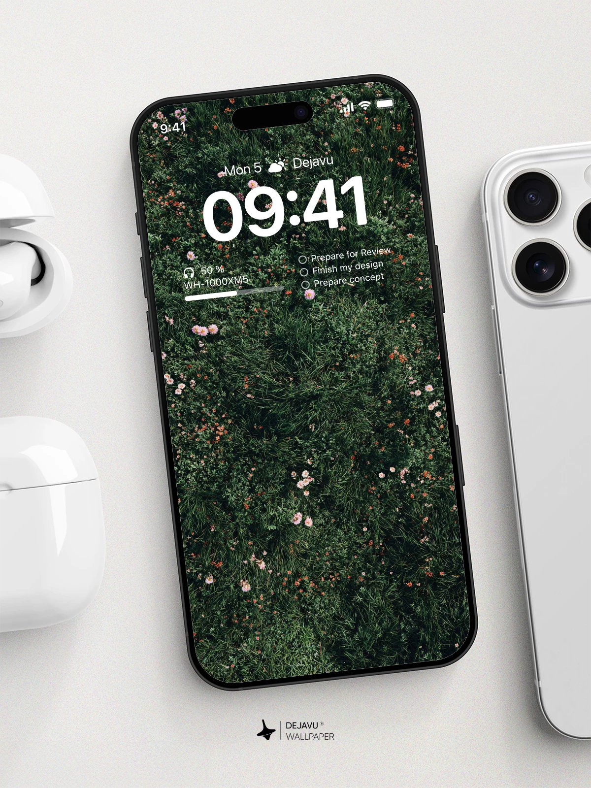 Wildflower Meadow Wallpaper 8K for iPhone & Android