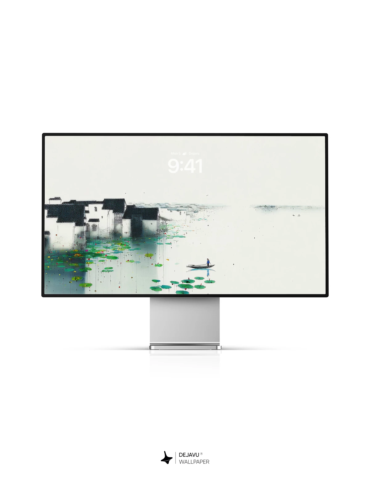 Wu Guanzhong Style Ink Wash Wallpaper 8K