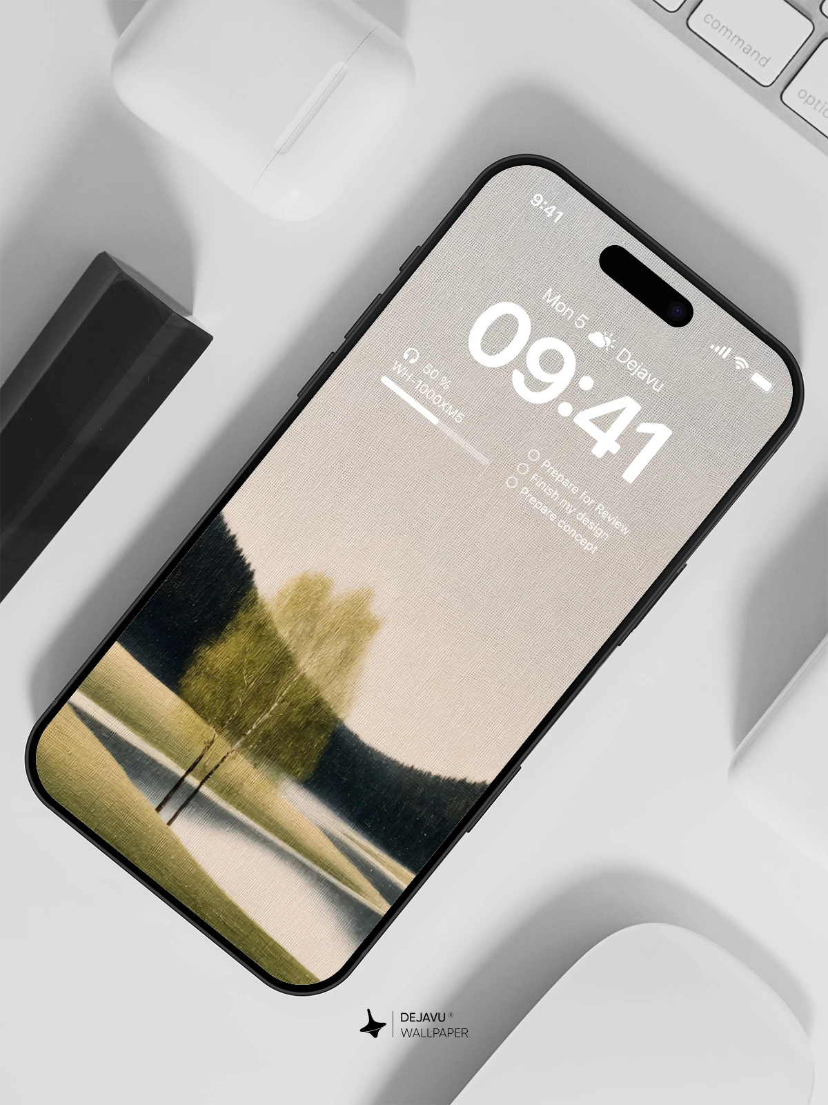 Serene Lake 8K Wallpaper for Mobile Devices