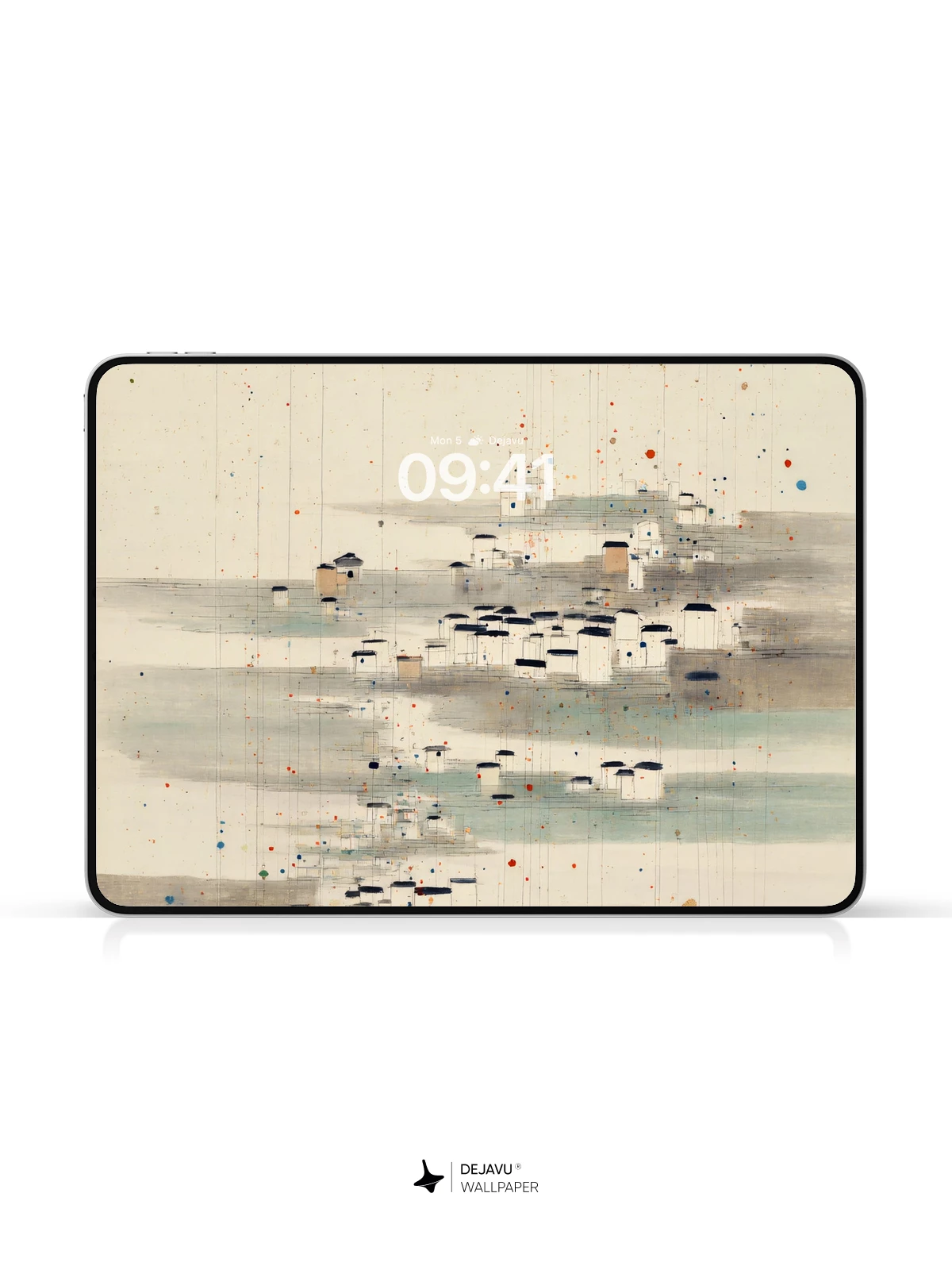 Wu Guanzhong Style Ink Wash Wallpaper 8K
