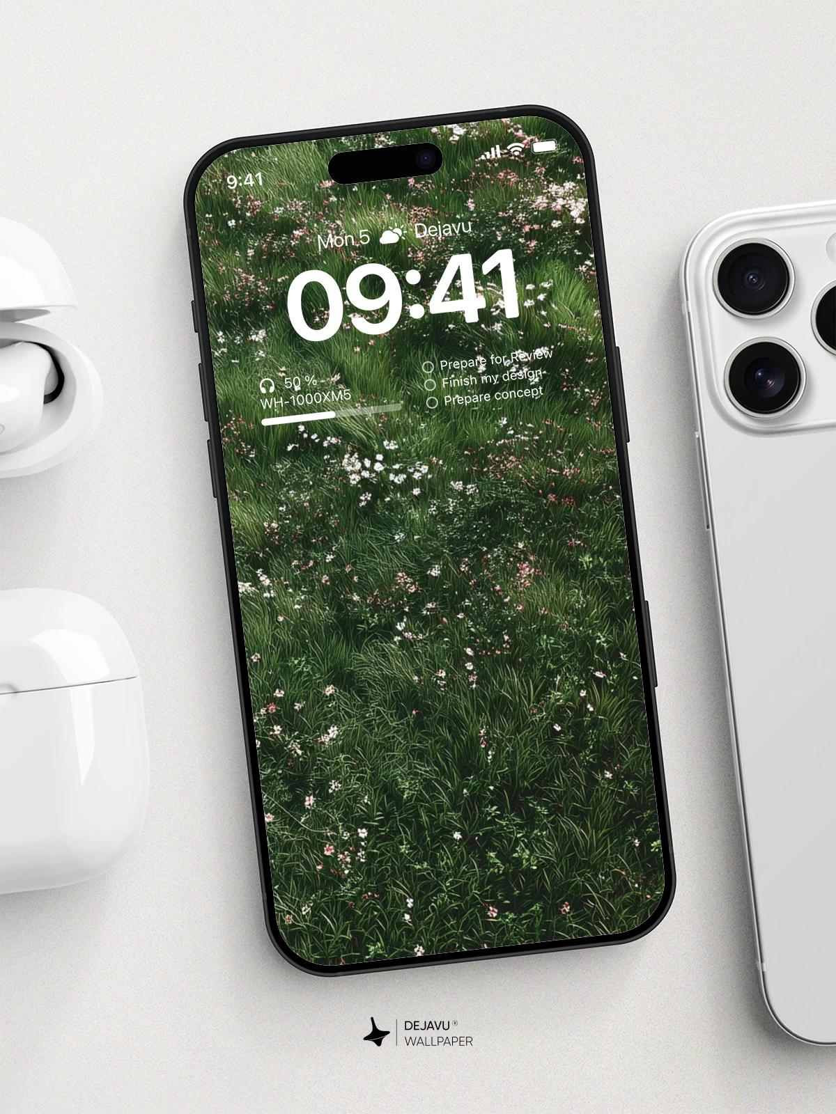 Wildflower Meadow Wallpaper 8K for iPhone & Android