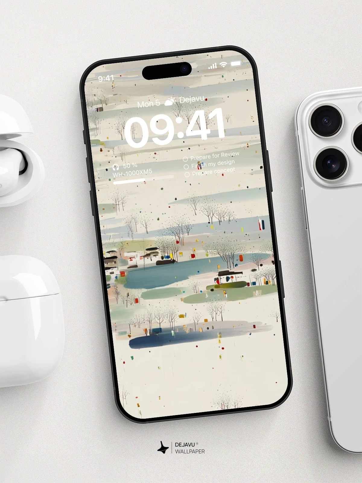 Winter Village 8K Wallpaper for iPhone and Android