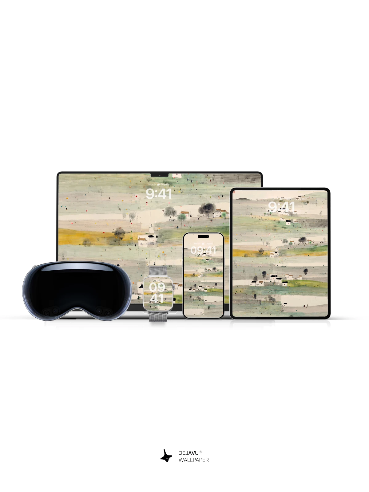 Layered Landscape 8K Wallpaper for iPhone and Android