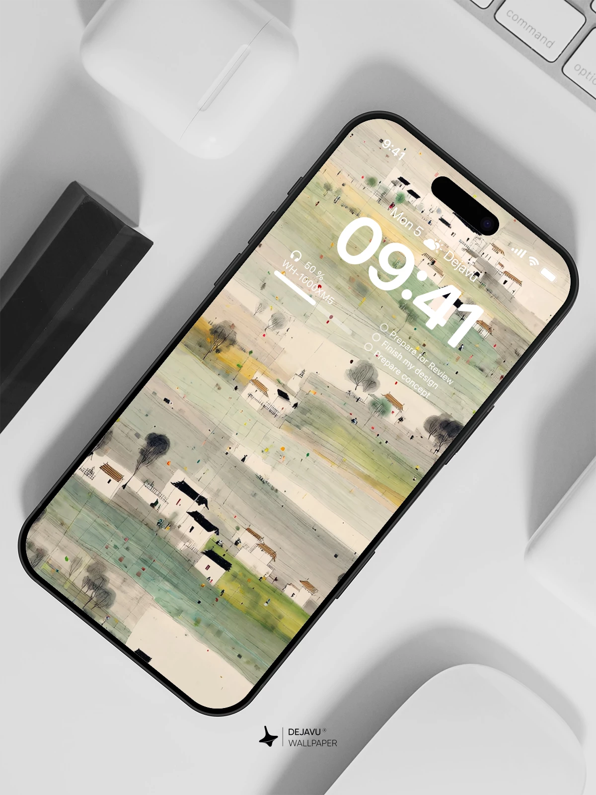 Layered Landscape 8K Wallpaper for iPhone and Android