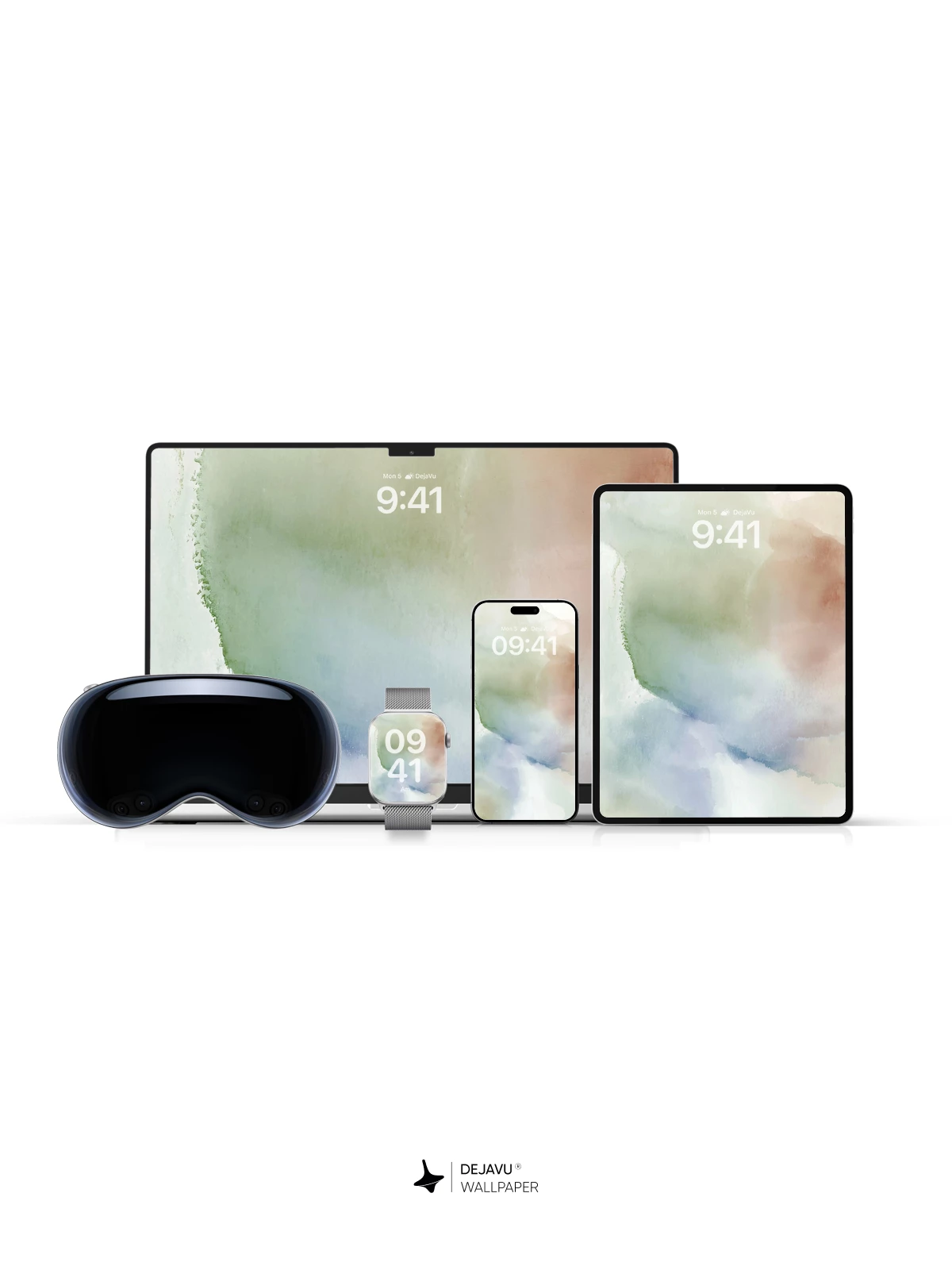 Watercolor Wash 8K Wallpaper for iPhone & Android