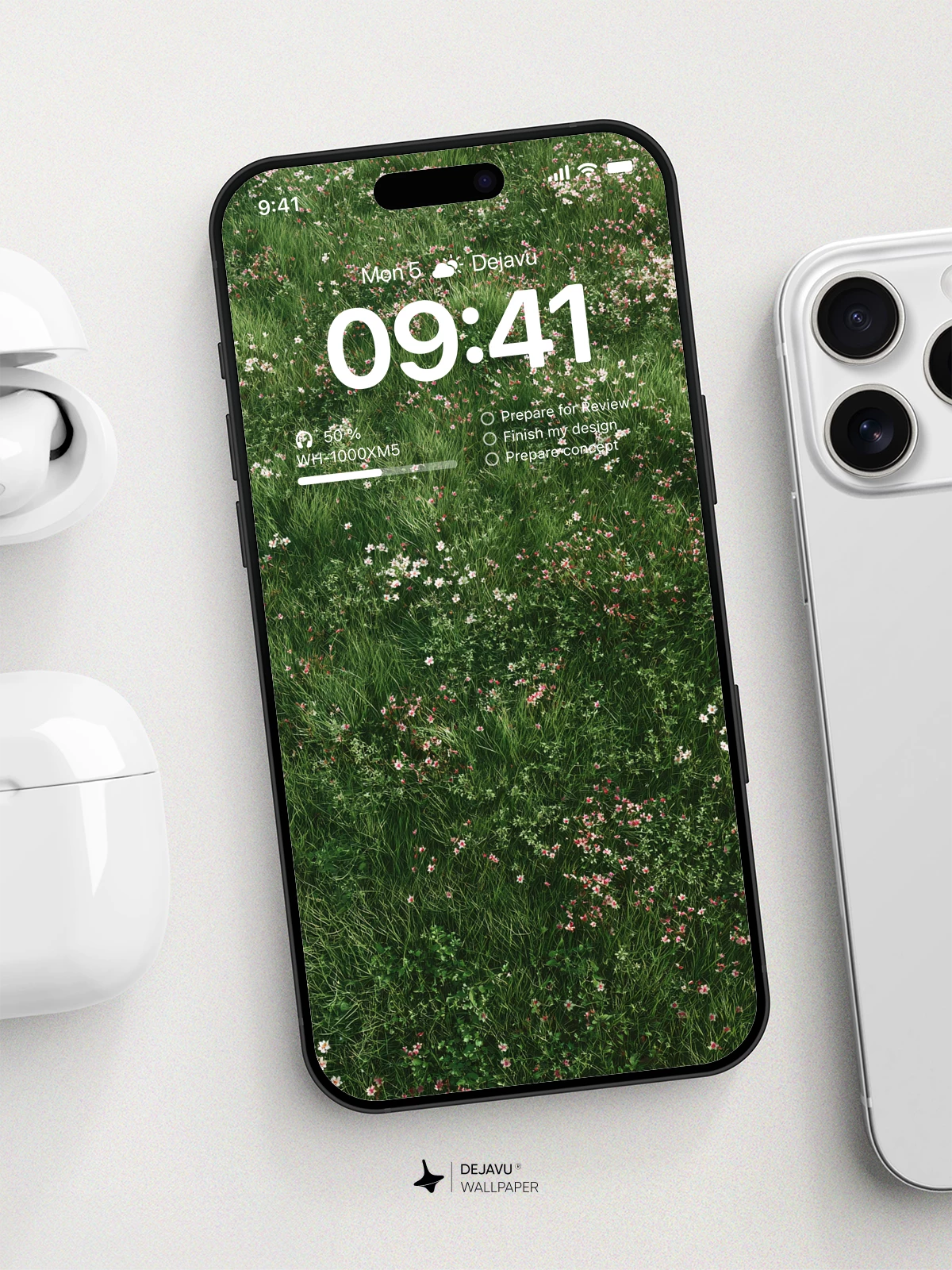 Wildflower Meadow 8K Wallpaper for iPhone and Android