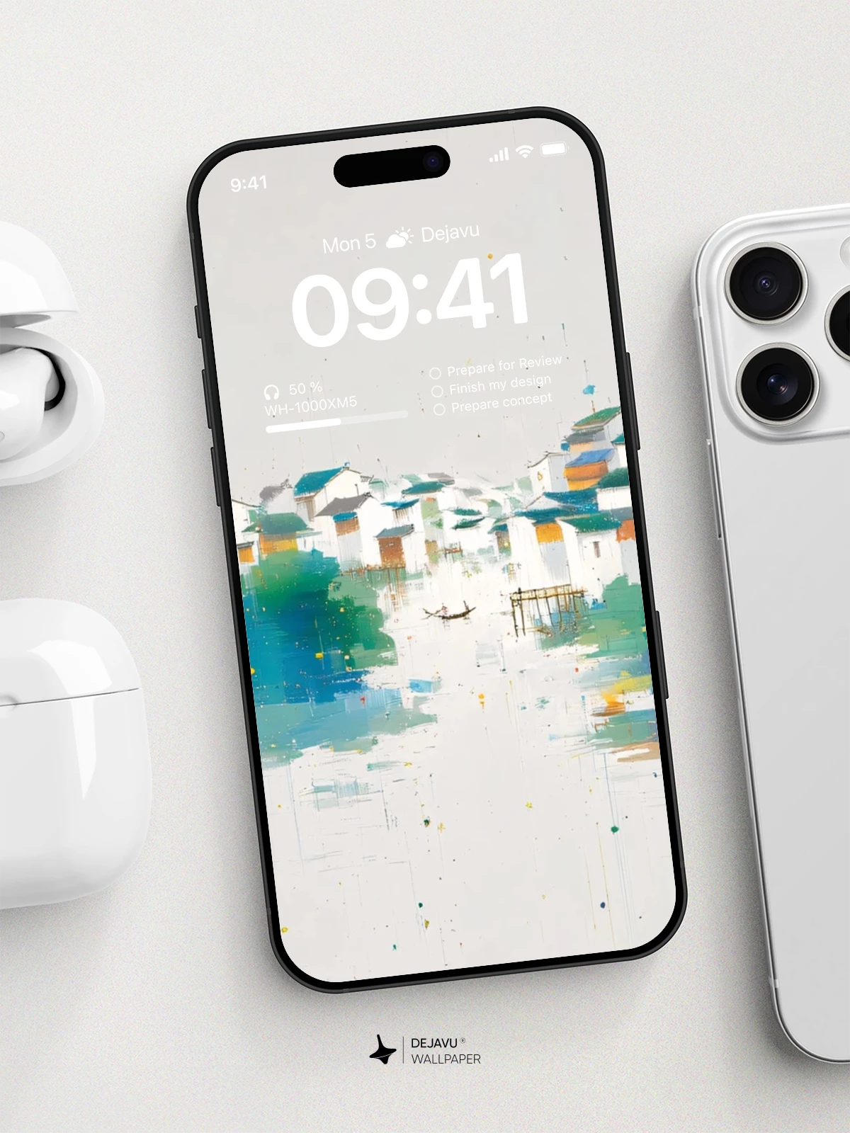 Wu Style Water Town 8K Wallpaper