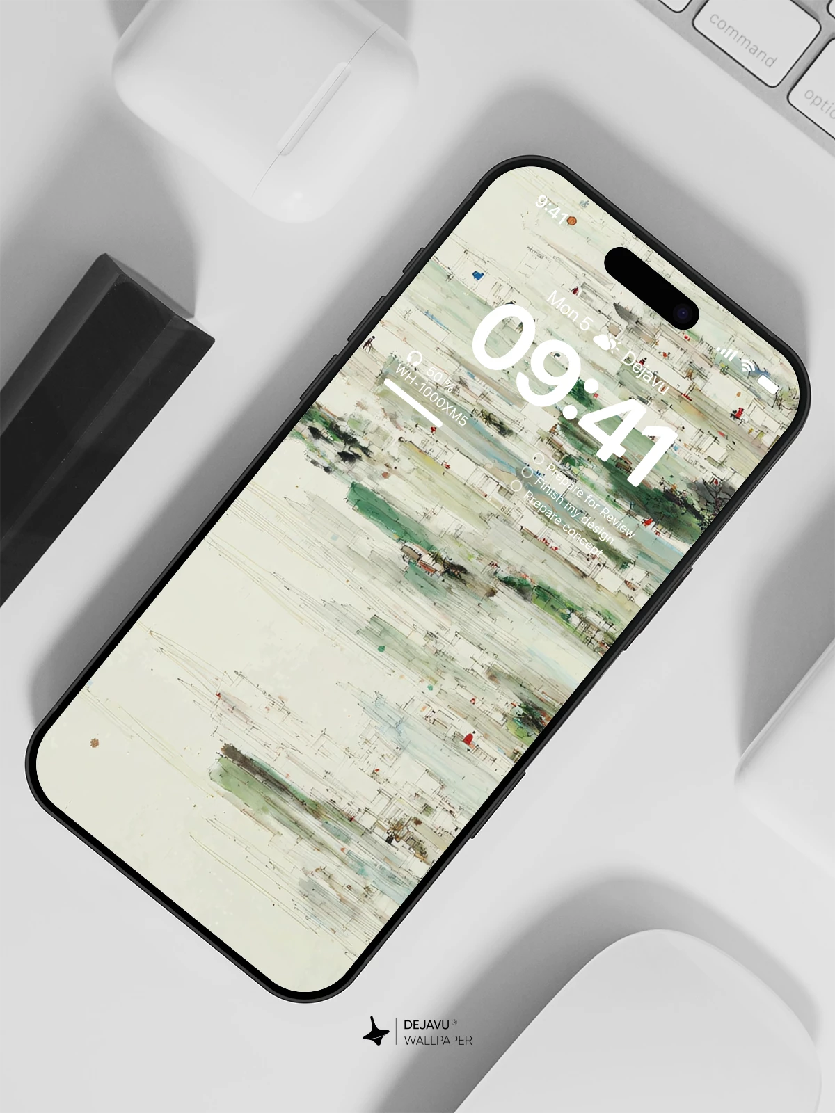 Wu Guanzhong Style 8K Wallpaper