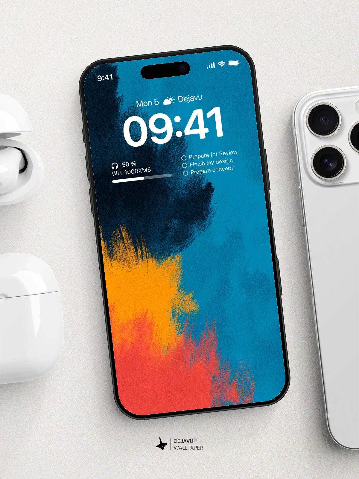 Vibrant Abstract 8K Wallpaper - Bold Color Splash