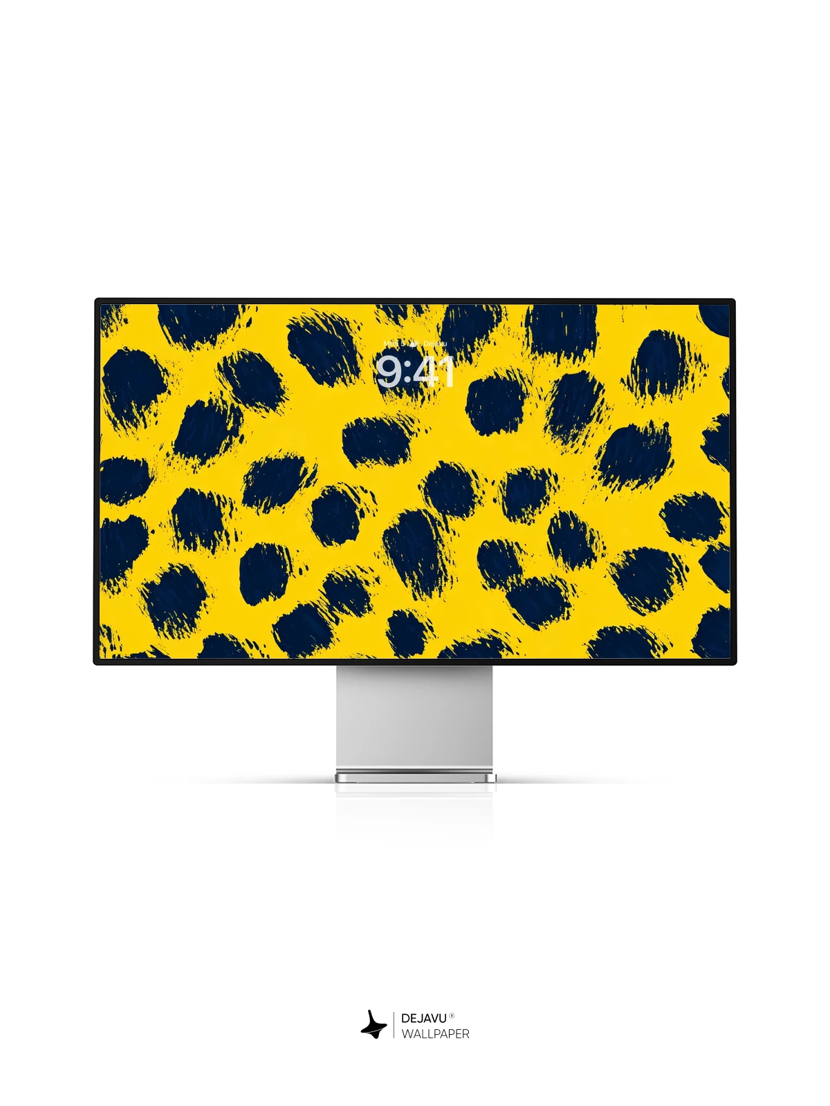 Yellow and Black Leopard Print Wallpaper 8K