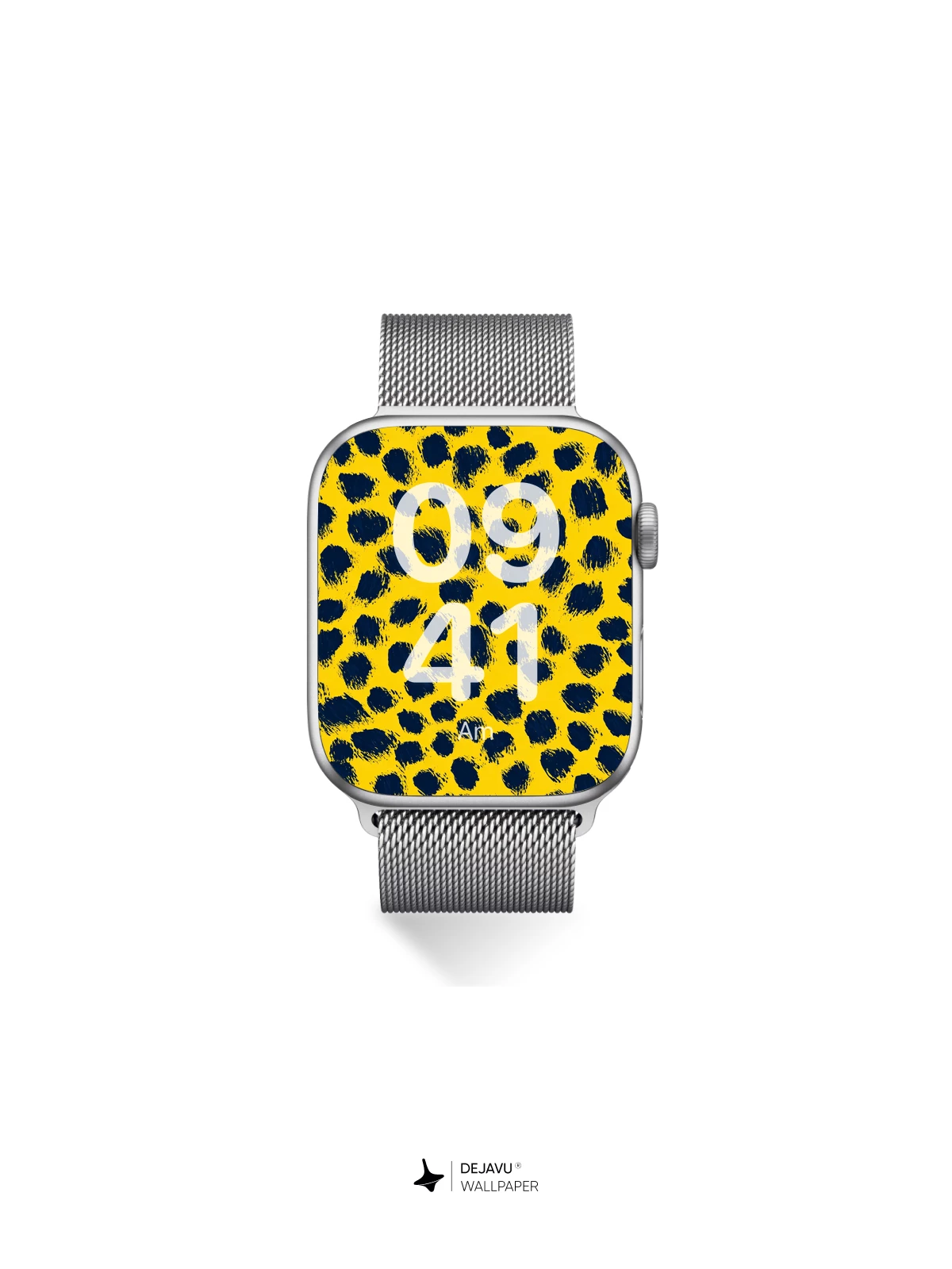 Yellow and Black Leopard Print Wallpaper 8K