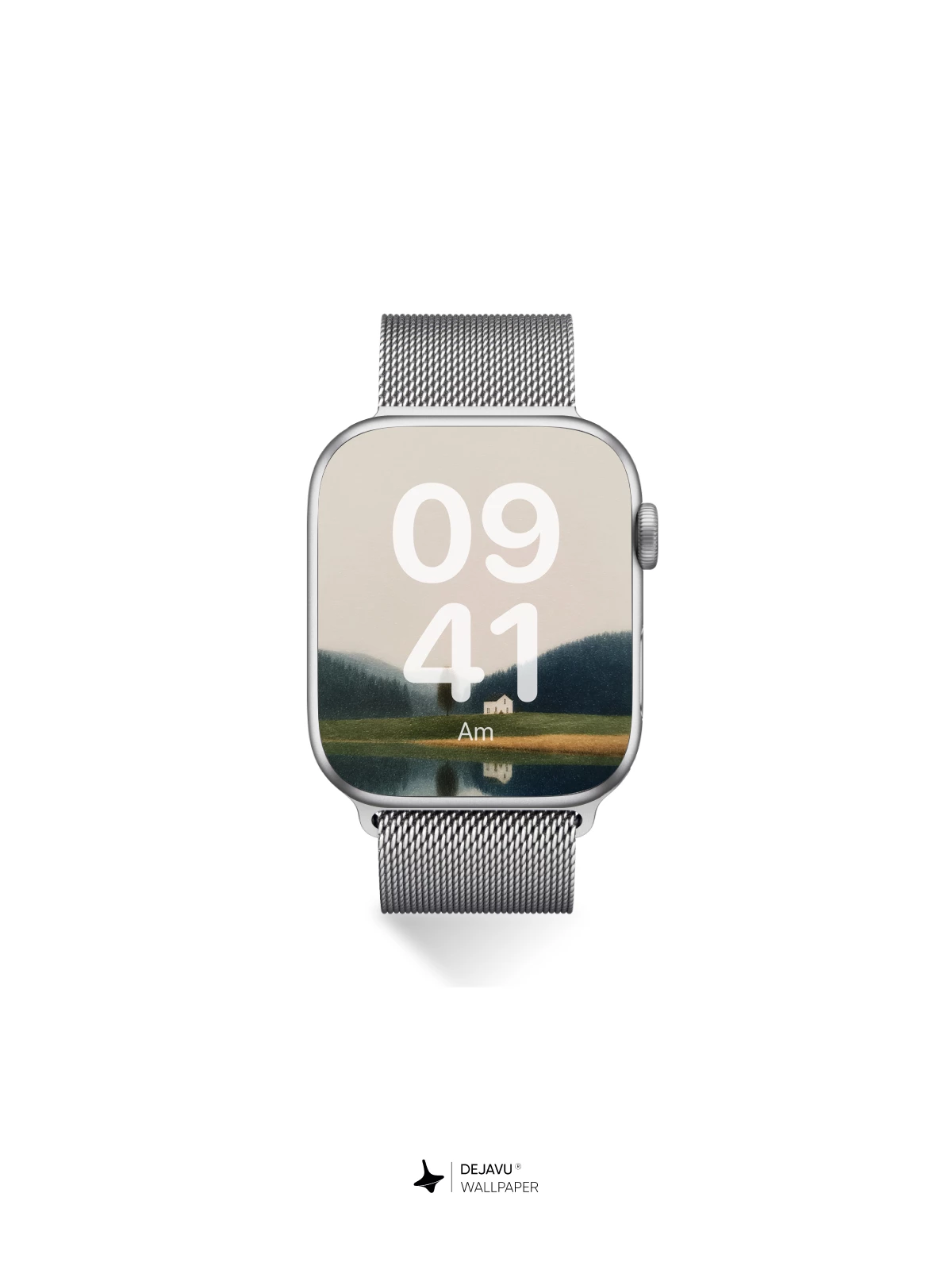 Misty Lake Reflection Wallpaper 8K for iPhone & Android