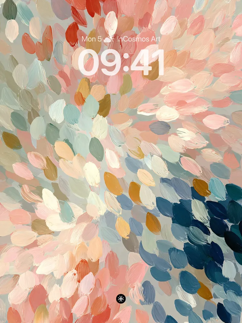 Pastel Brushstroke Wallpaper with Soft Harmony
