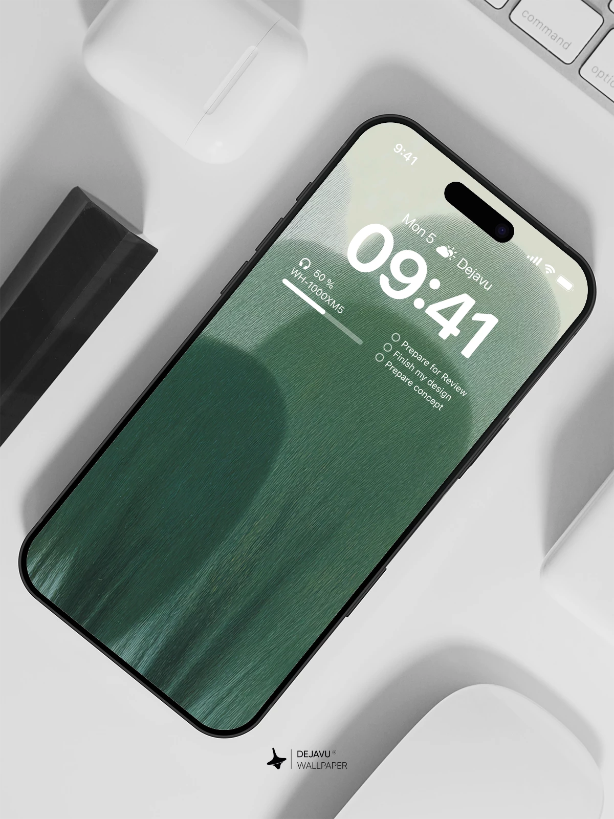 Quiet Trees and White Houses in 8K Wallpaper for iPhone and Android