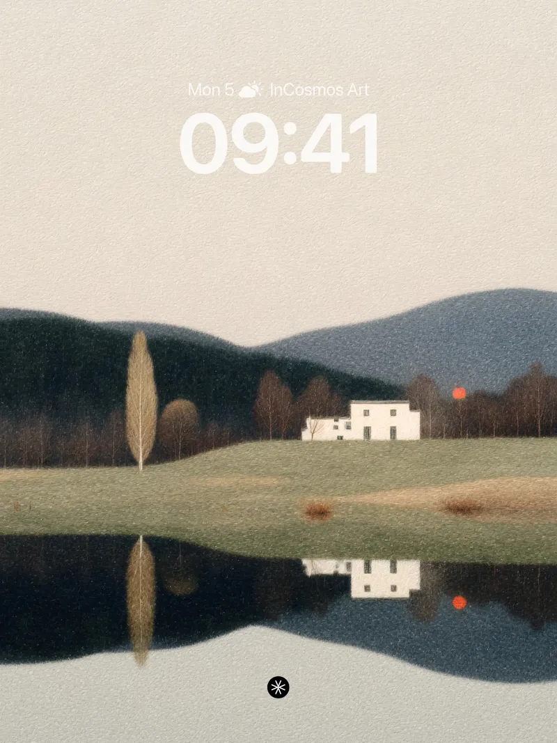 Serene Reflection Wallpaper with Silent Hills
