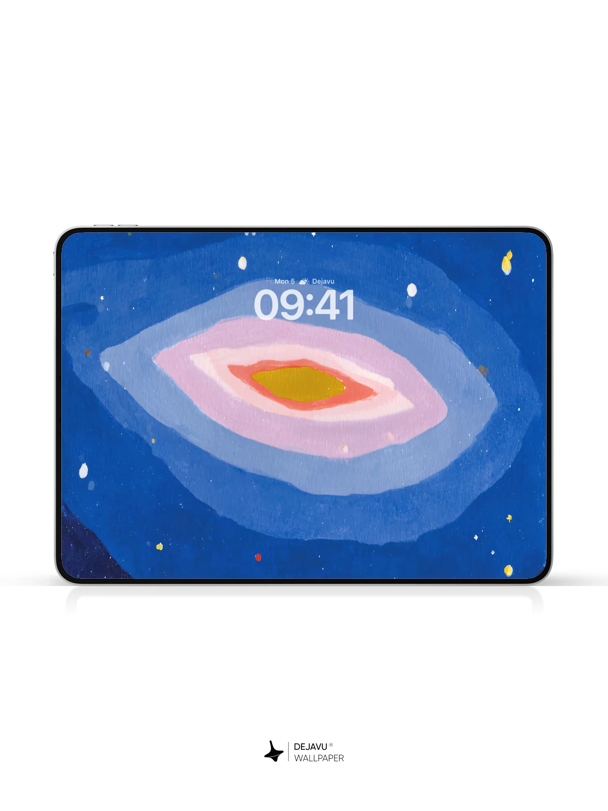 Deep Blue Nebula Eye Abstract Wallpaper 8K