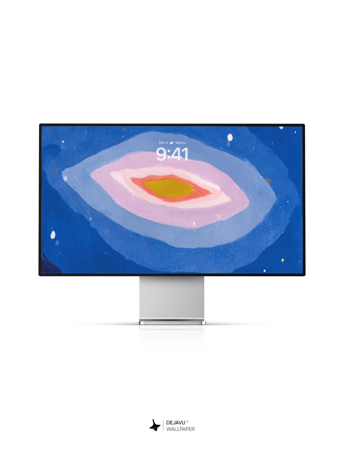 Deep Blue Nebula Eye Abstract Wallpaper 8K