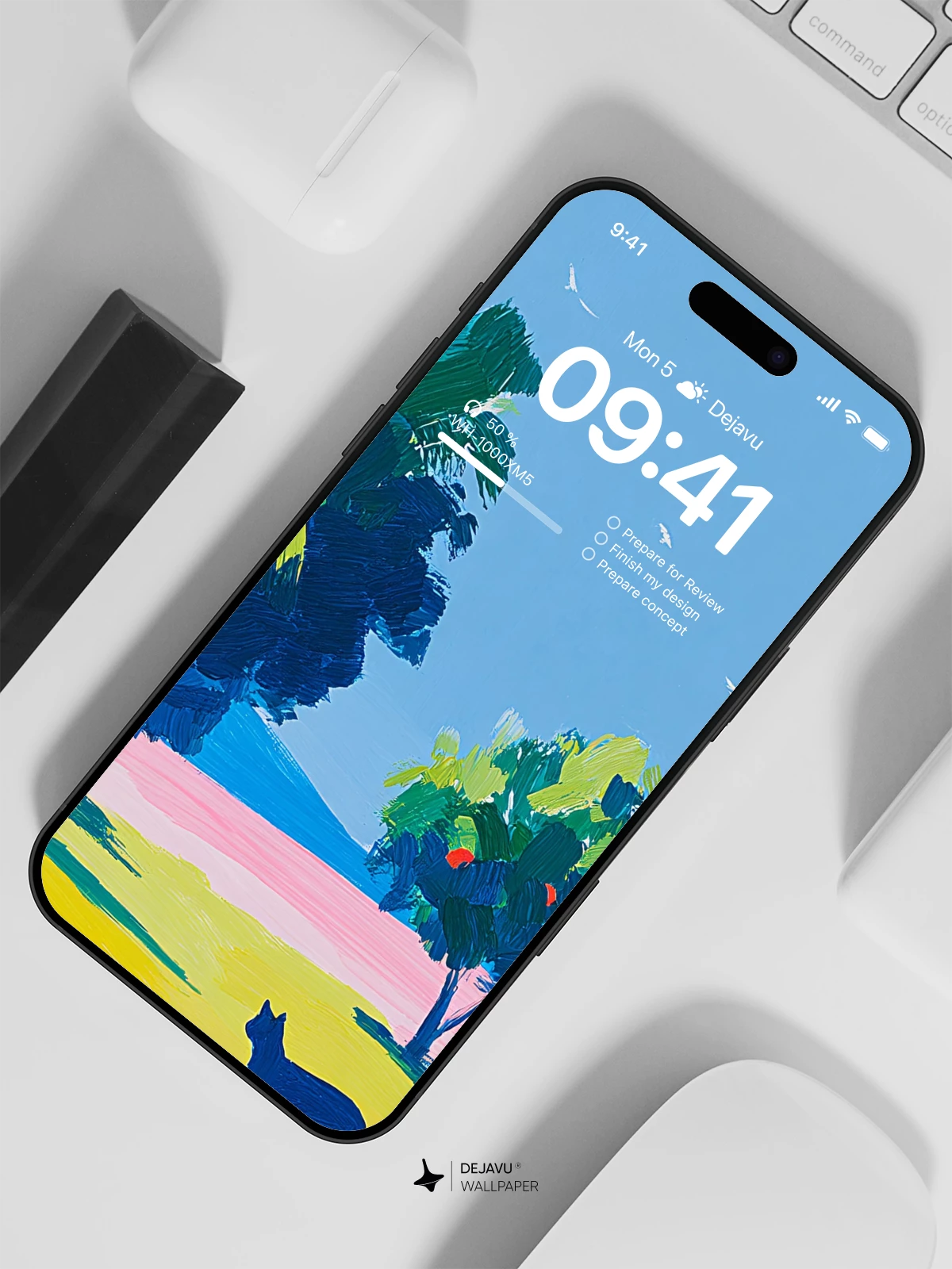 Serene Pastel Landscape 8K Wallpaper