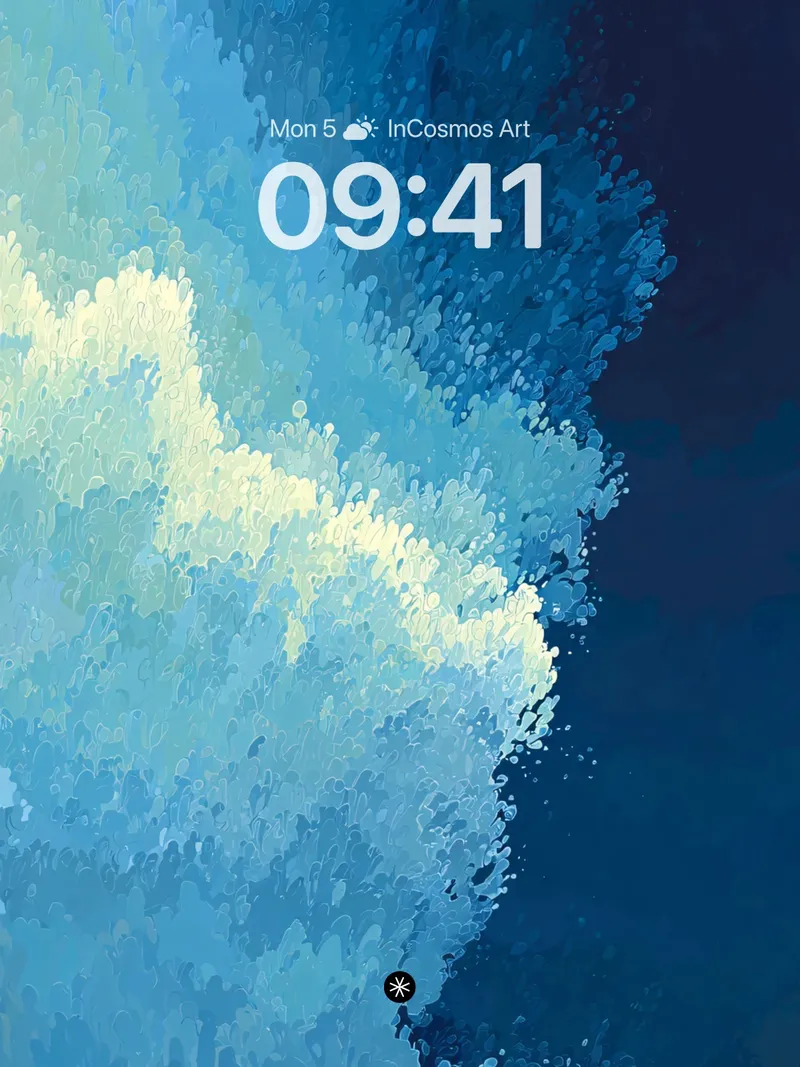 Serene Oceanic Gradient Background Wallpaper